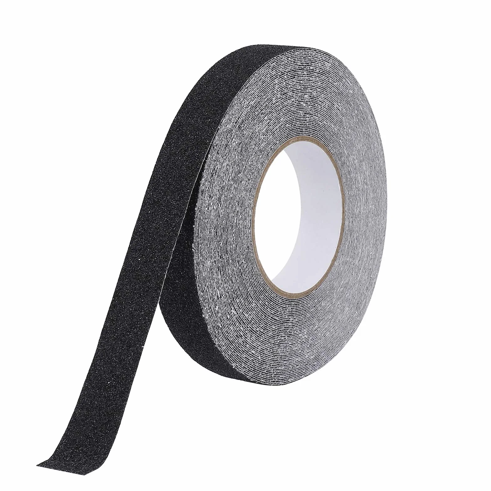 MaoXinTek Bande Antidérapante Adhésive pour Escaliers, Friction, Abrasif pour les Sécurité, Escabeau, Intérieur, Extérieur, Haute Traction, 2.5cm x 20m Noir