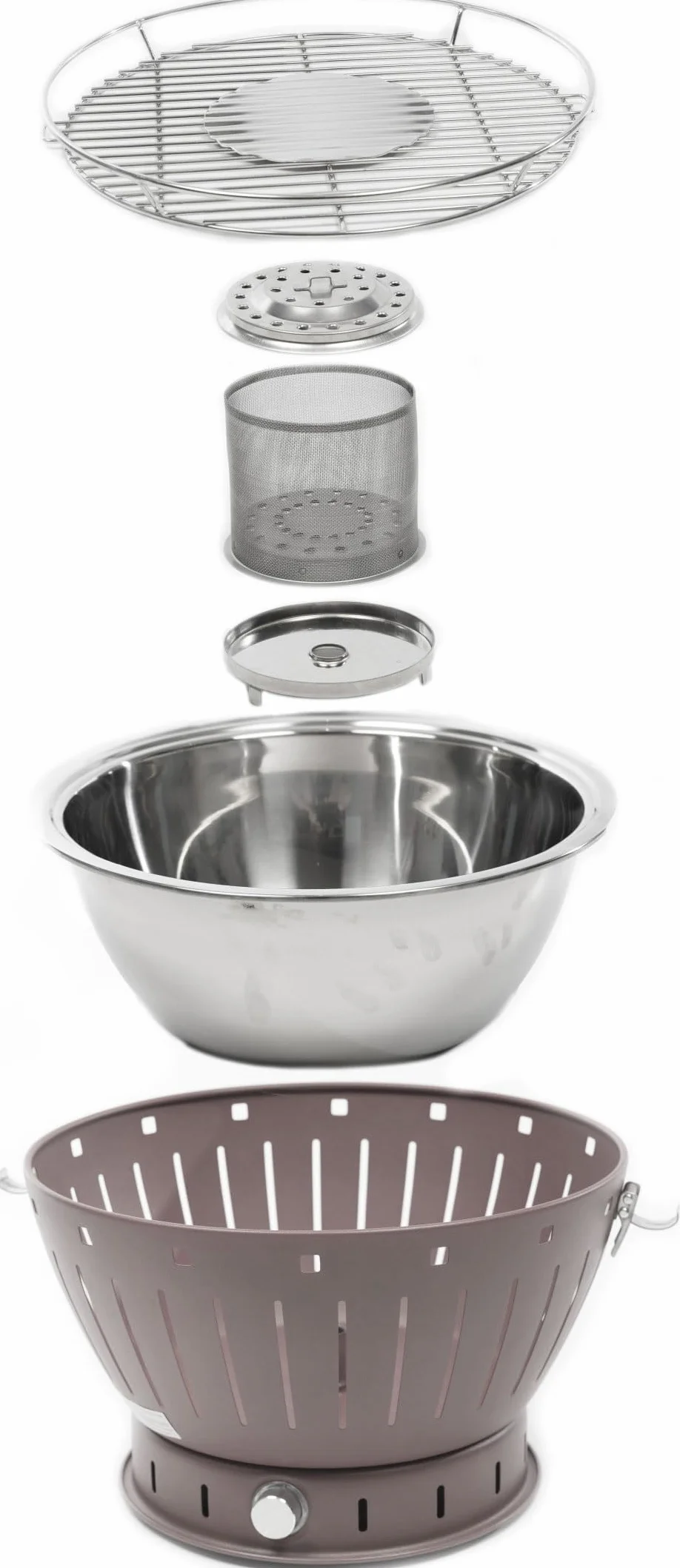 Barbecue portable Mapa Grill 35cm Charbon de bois sans fumée bronze