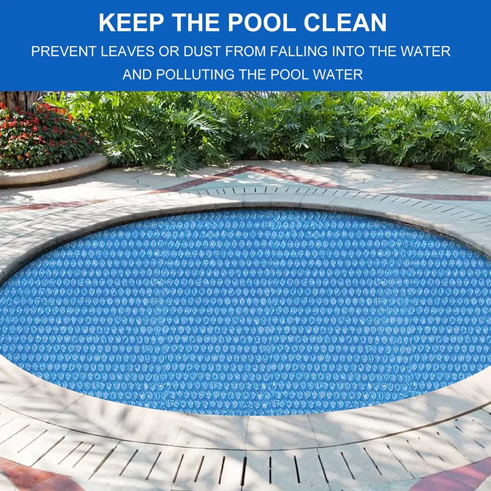 Bâche à Bulles Piscine Ø 183 cm Chauffage Solaire Couverture Chauffante Ronde Hors Sol