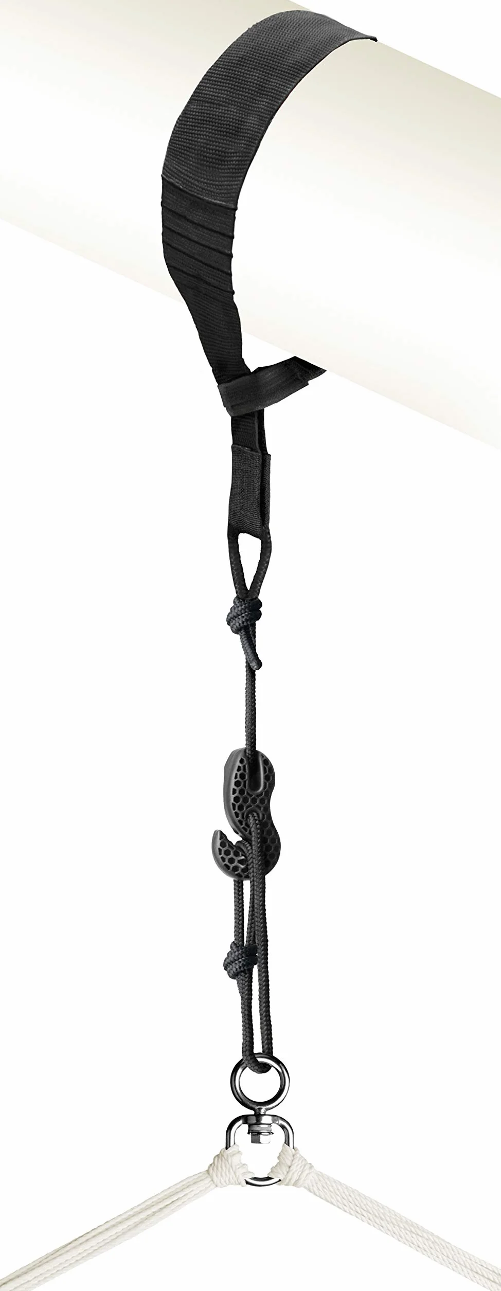 La Siesta TreeMount Black Fixation multi-surface pour chaise-hamacs et nid-hamacs