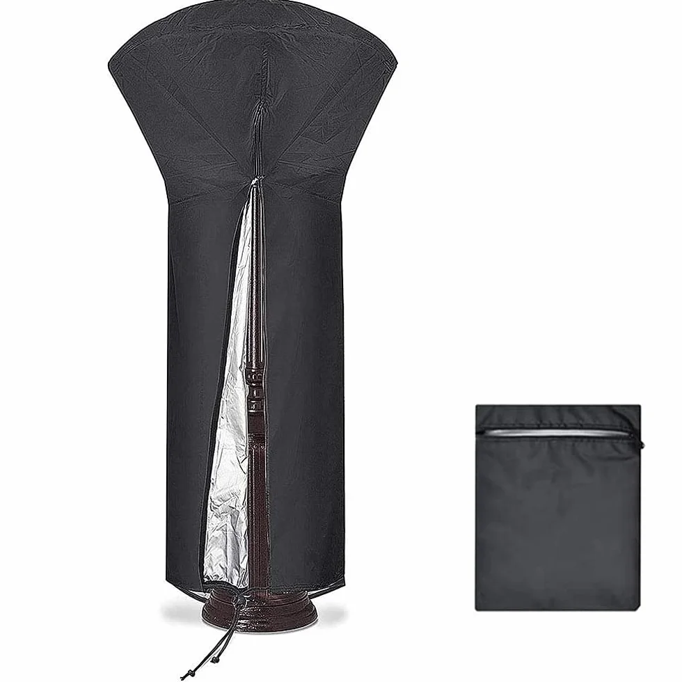 Housses de Chauffage Extérieur Imperméable 420D Oxford pour Chauffage de Terrasse 226 x 89 x 48 cm