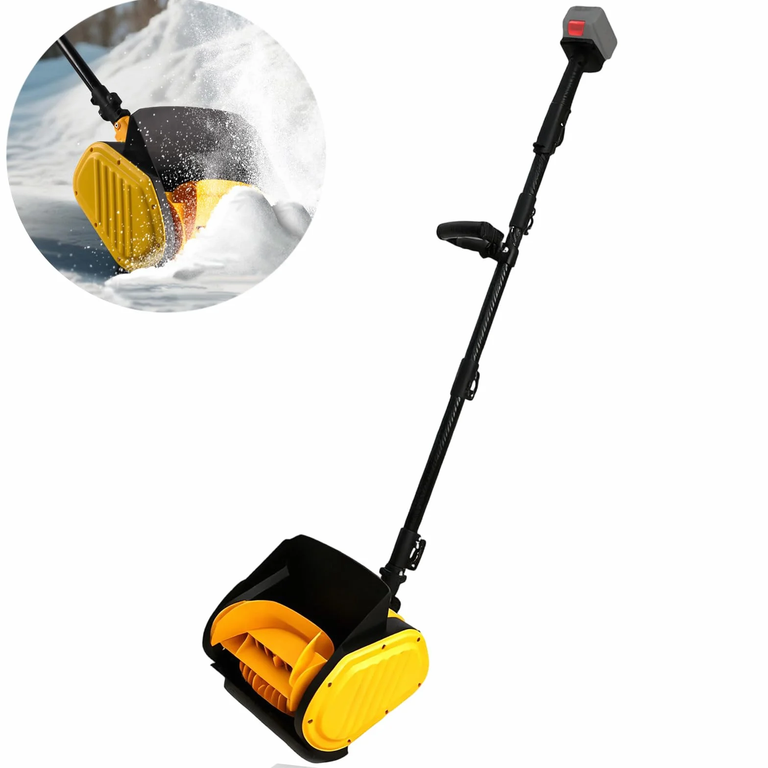 Souffleuse à Neige sans Fil Compatible Makita 18V, Largeur 28 cm, Hauteur 16 cm