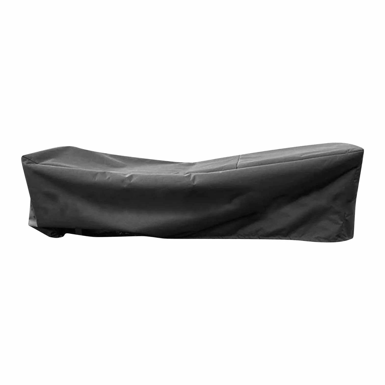 Housse Banc de Musculation Réglable Étanche Anti-UV Noir 127x58x44cm