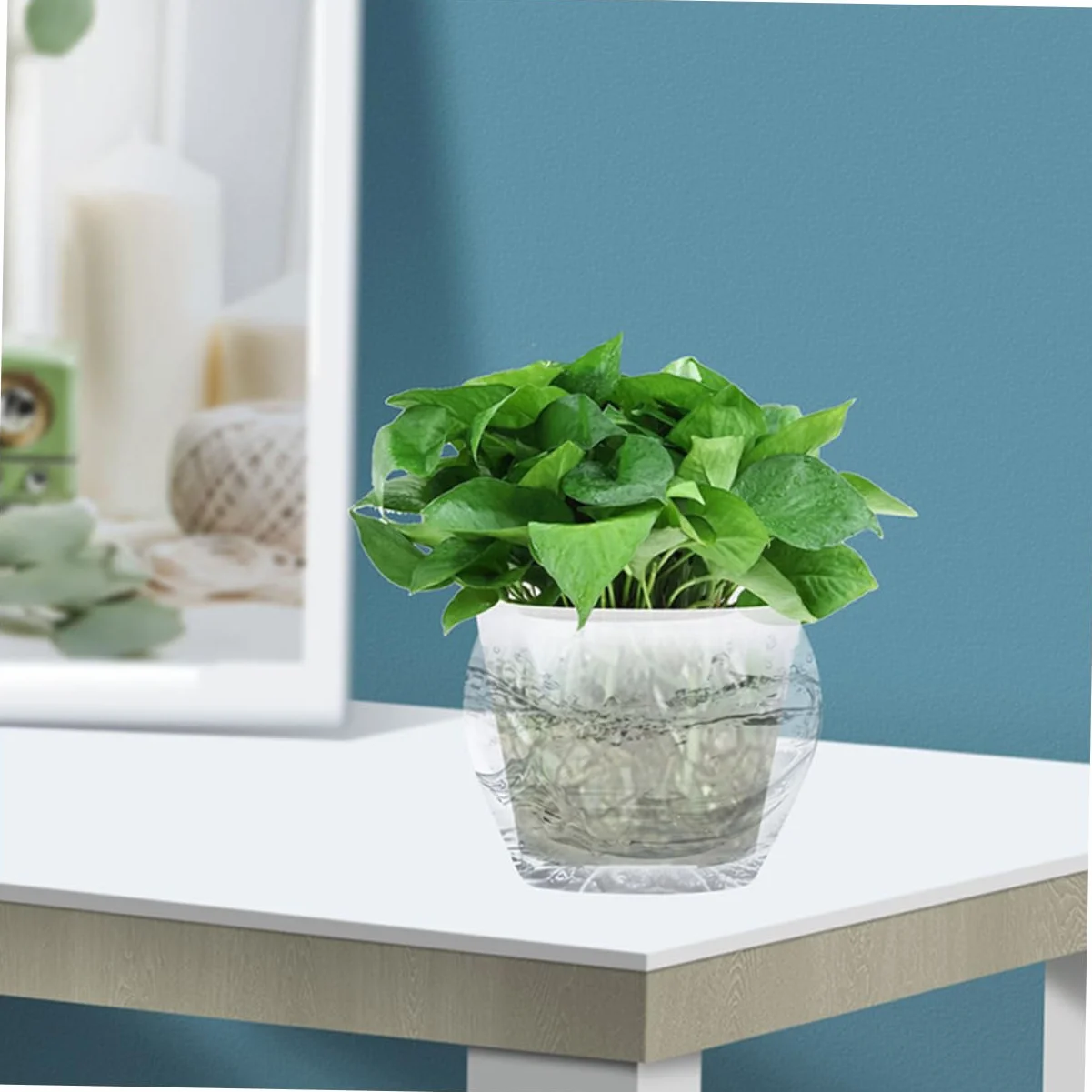 Pots À Orchidées Transparent avec Trous Lot 2pièces Yardenfun pour Plantes Intérieur Extérieur