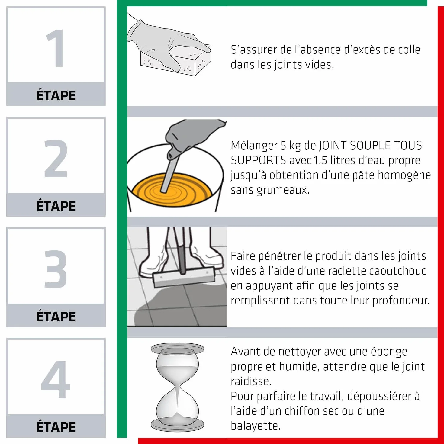 PAREXLANKO - Joint Souple tous Supports - Sable - Joints de Carrelage de 2 à 12 mm Soumis à de Fortes Sollicitations - Neuf et Rénovation - Sol et Mur - Intérieur et Extérieur - 5 kg