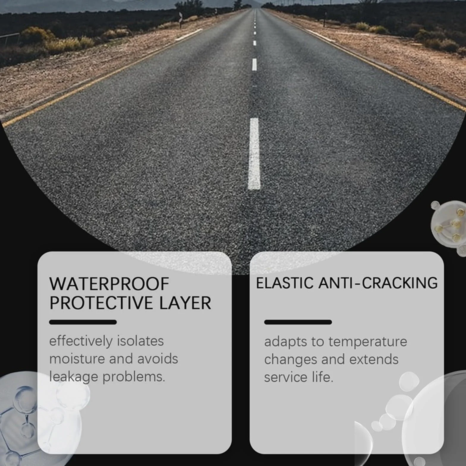 Magic Crack Filler Asphalt Black 2 lb, entièrement chargé d'asphalte et de fer à lisser. Installation facile, granulation, montage et bricolage (3)