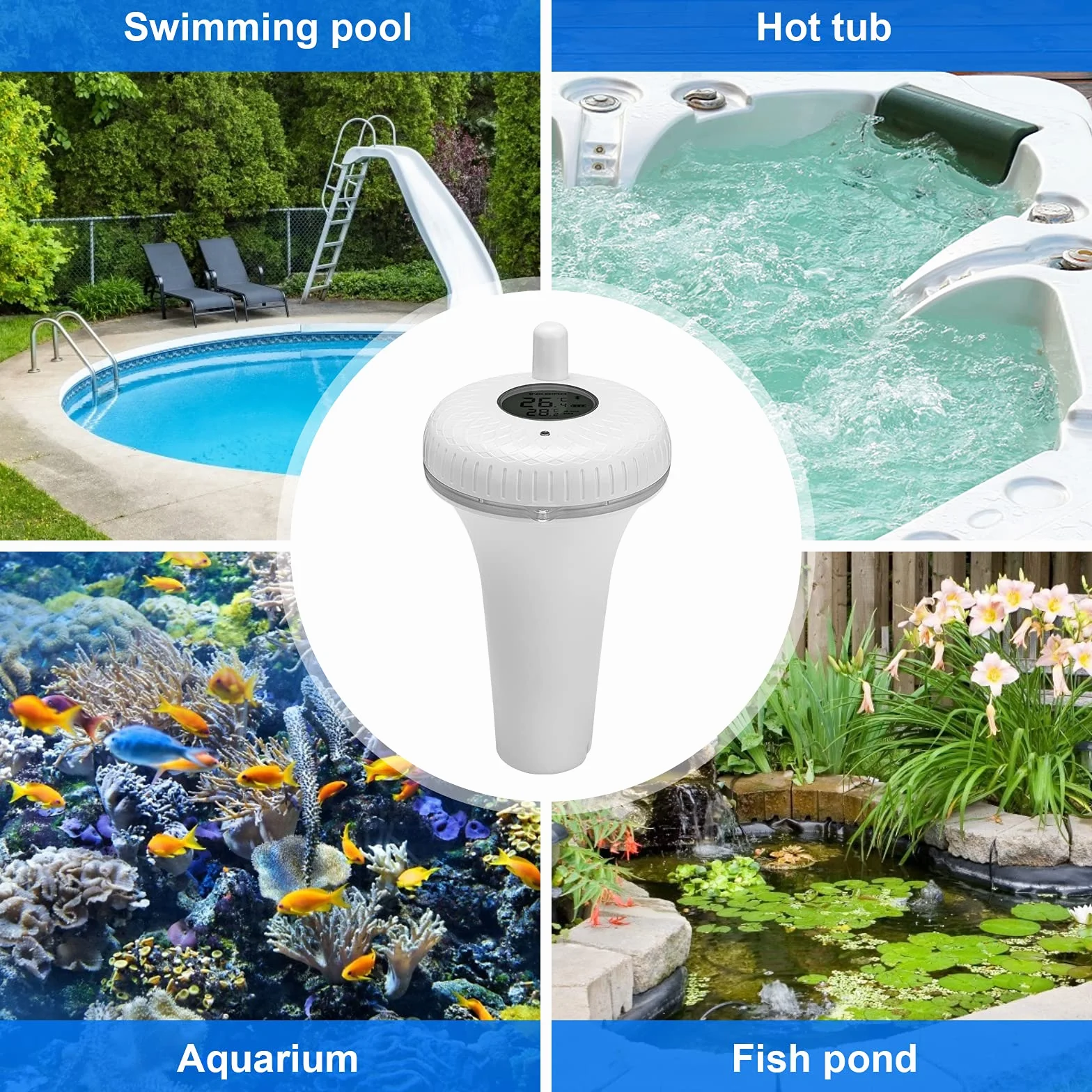 Inkbird Thermomètre Piscine Bluetooth Contrôle App Enregistreur Température