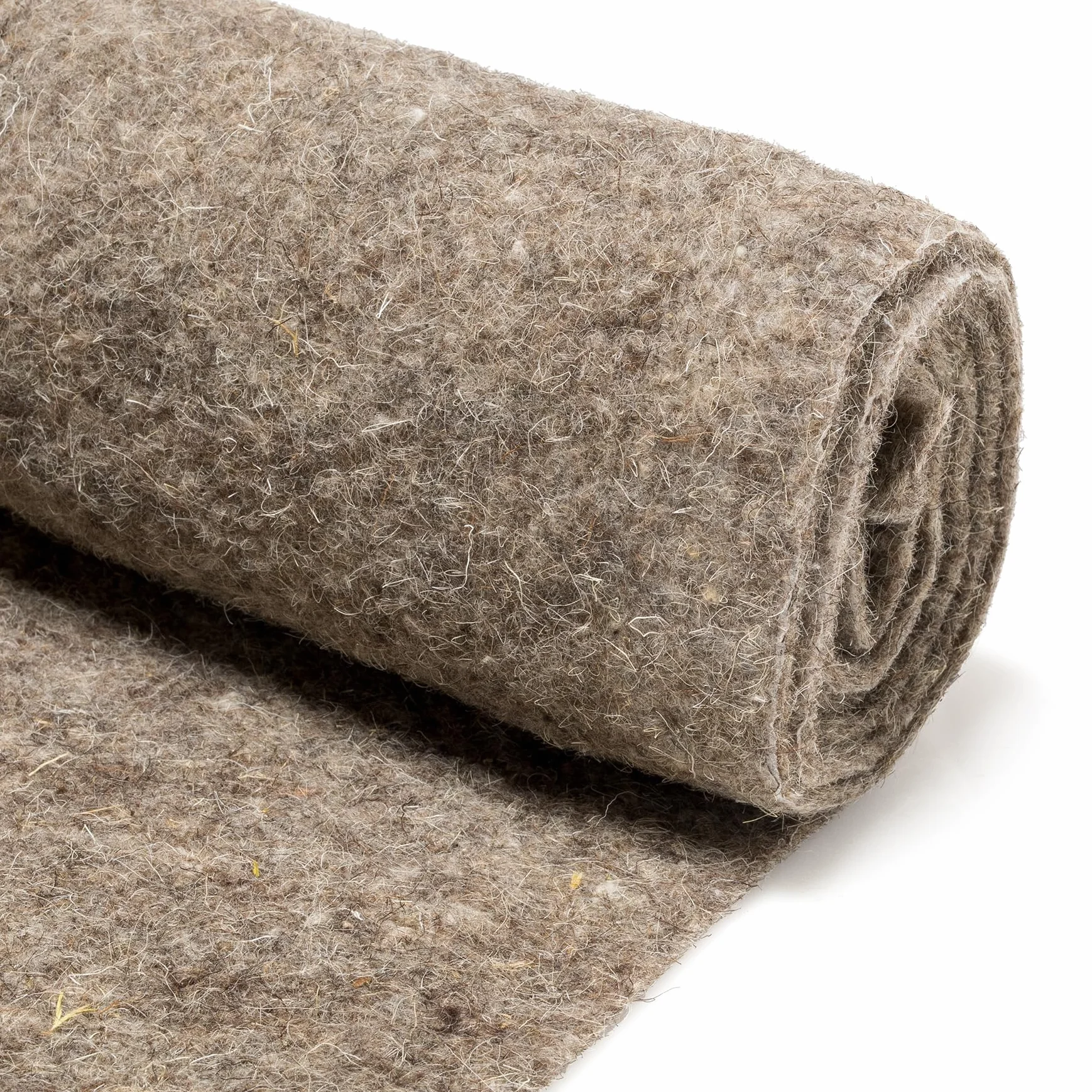 La Cordeline Feutre Paillage 100% Laine 40 cm x 2 m 600 GR/m2 Naturelle Beige