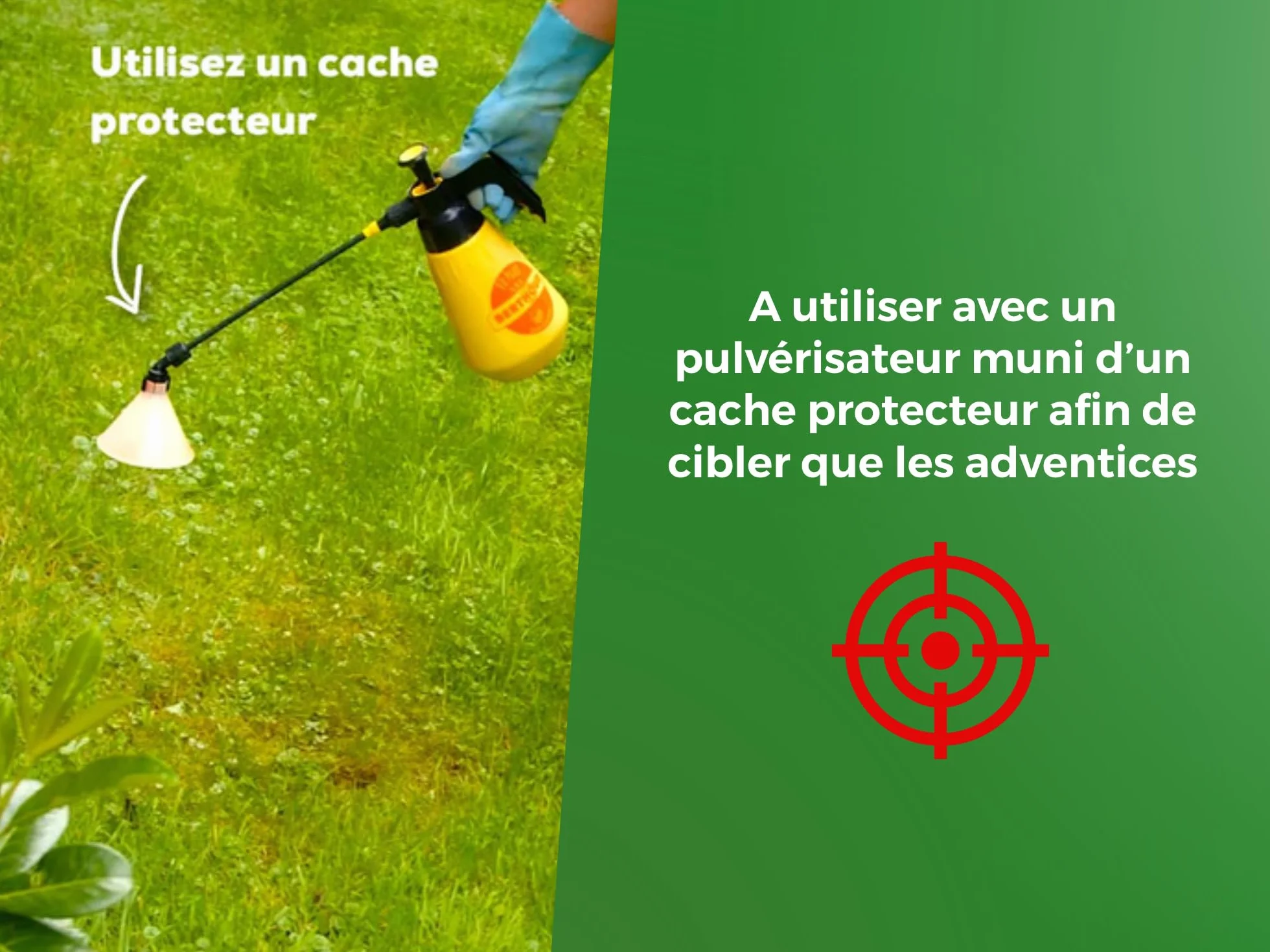 PROTECT EXPERT 2 Désherbant Concentré Localisé 2x200ml 176m² Non Sélectif
