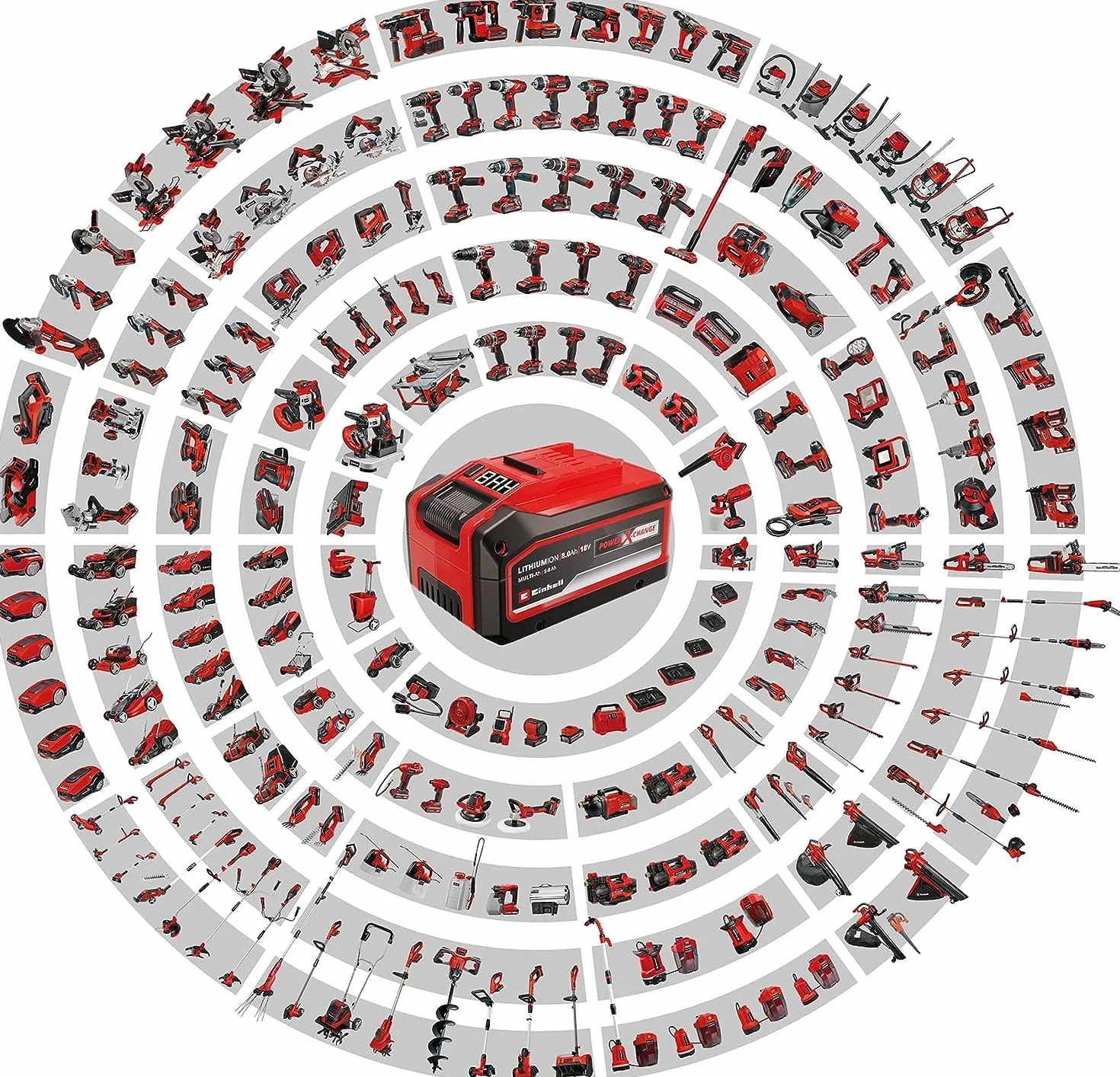 Einhell GE-CL 18 Li E Souffleur sans Fil 18 V 210 km/h Power X-Change Solo