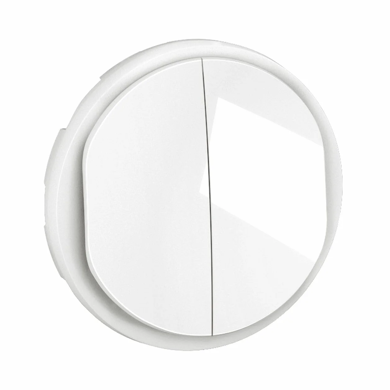 enjoliveur - pour mécanisme de commande - double - blanc - legrand céliane cb2001