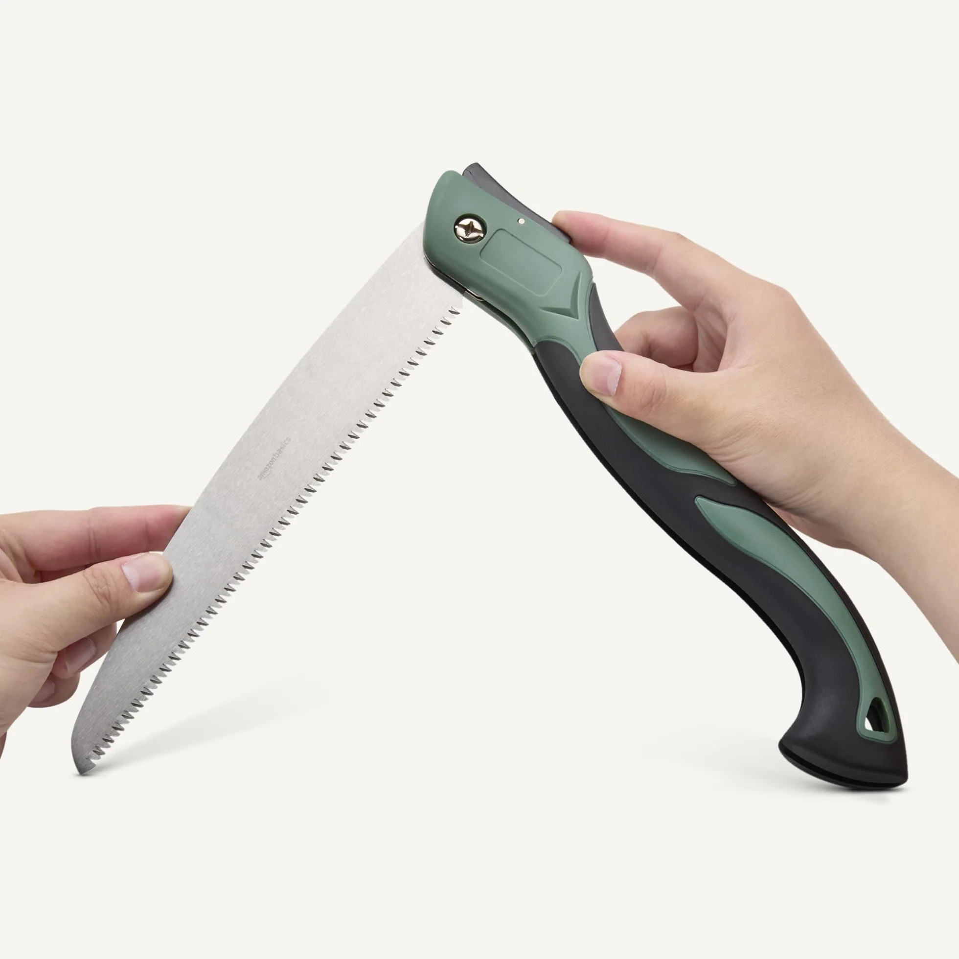 Amazon Basics – Scie d'Élagage, Lame Pliante de 25,1cm