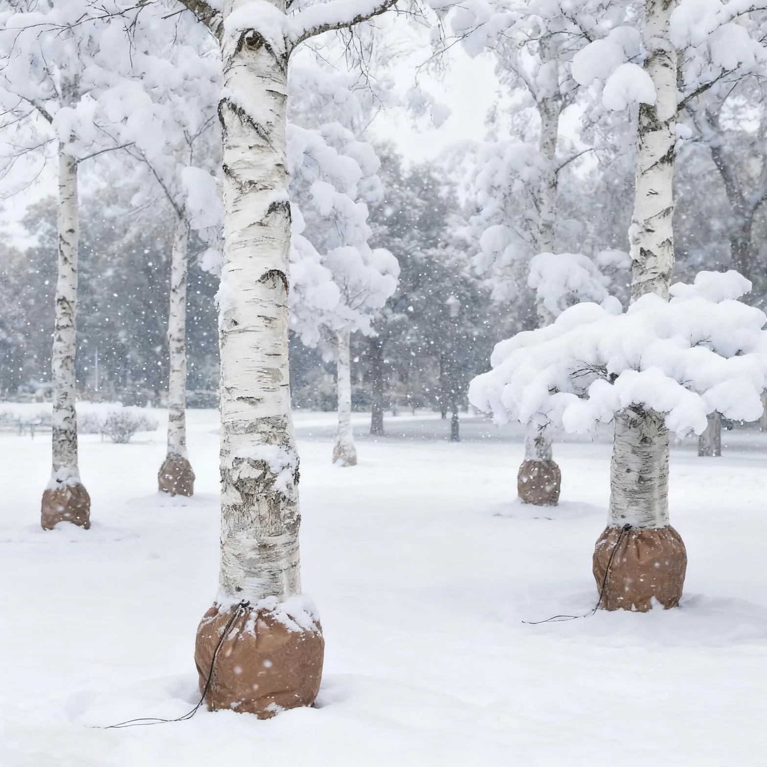 LURICO Protection Hivernale pour Palmiers, Couverture Antigel des Racines 3 Couches, Ø 100 cm