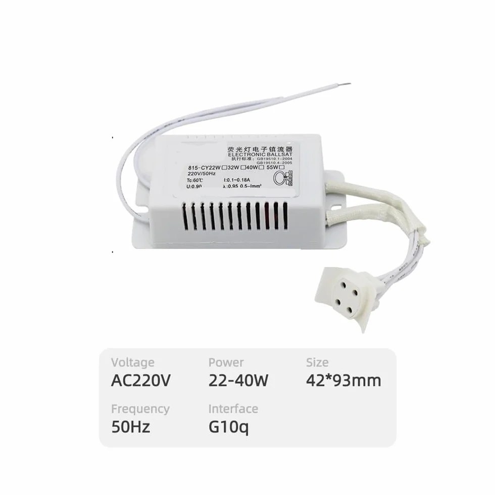 Lampe Fluorescente à Tube annulaire AC220V T5 G10Q, Ballast électronique 22w 32w 40w, plafonniers à Tube Circulaire, Ballasts électroniques