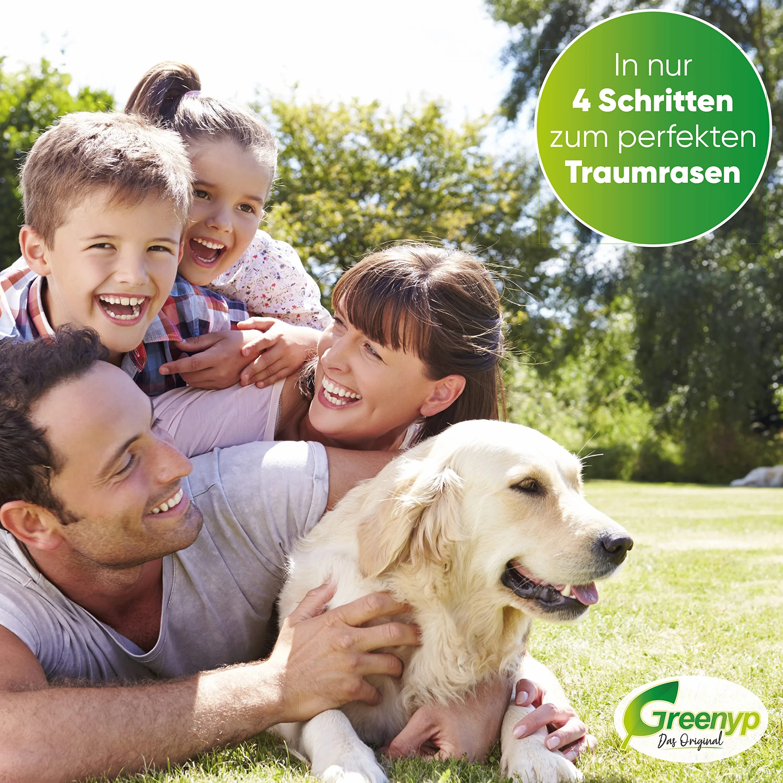 Greenyp All-in-One Tapis de Semences de Gazon Biodégradable 0,5m x 40m (20m²)