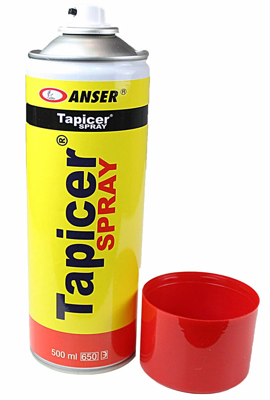Colle de contact en mousse 500 ml Anser Transparent Polyuréthane et Polyester Vaporisateur Adhésif de contact en mousse