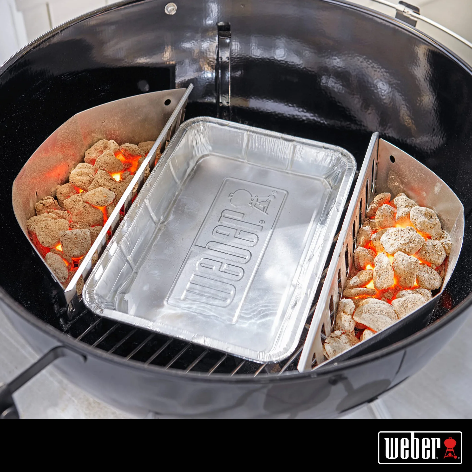 Weber Lechesfrites 6 pièces Bacs à Graisse Argent pour Q Pulse Lumin Traveler Genesis Genesis II/LX 200 300