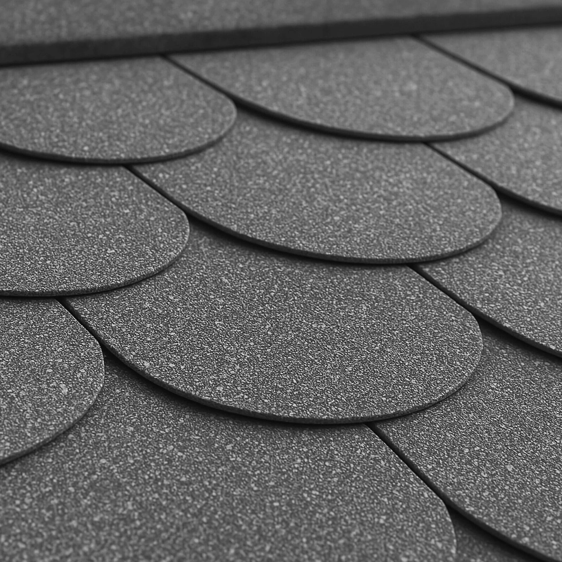 Lot de bardeaux bitumineux Timbela Beaver B-GREY - couleur gris, revêtement de toiture en bitume pour abri de jardin