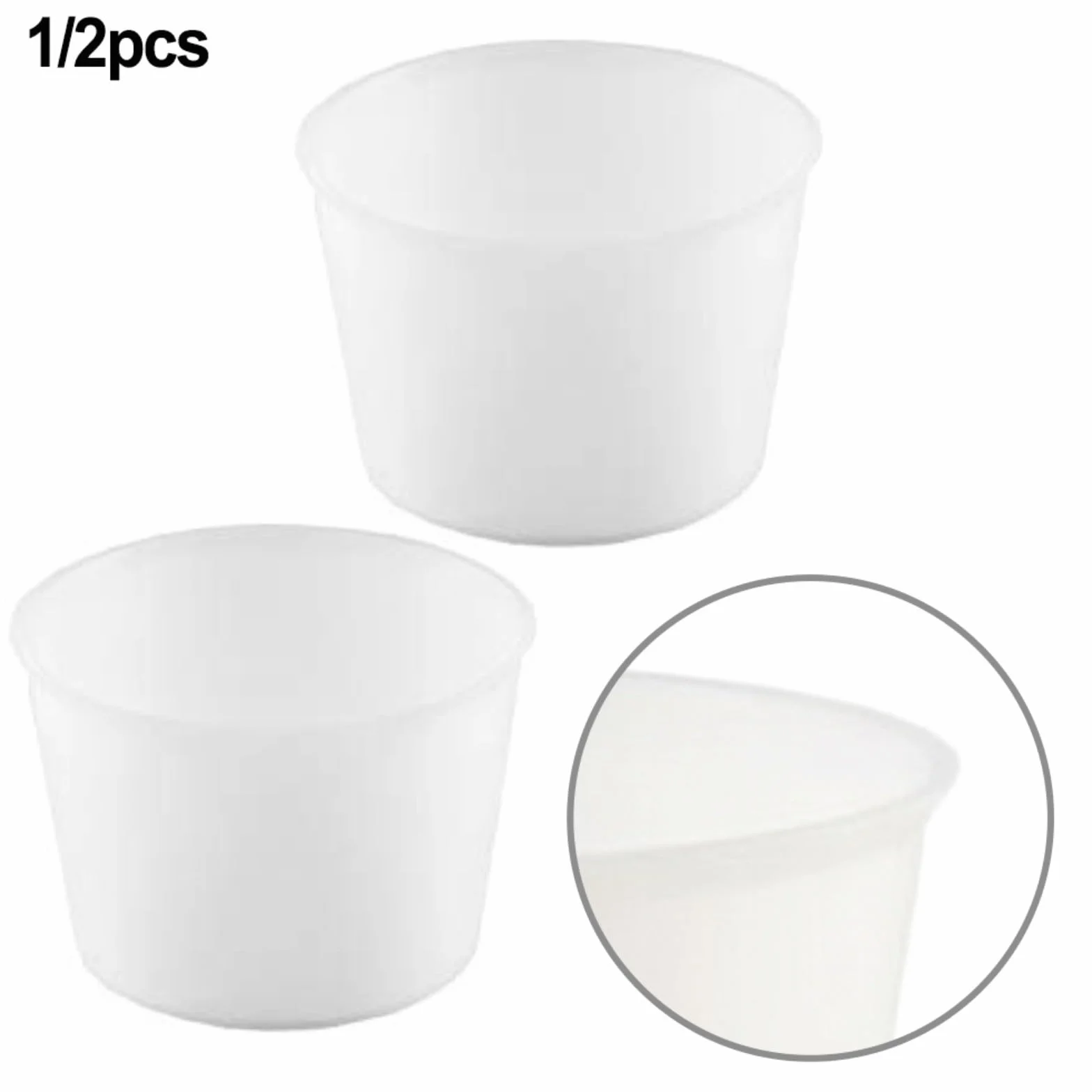 Lot de 2 inserts en plastique pour seau de sauna, doublure imperméable pour seaux en bois standard, empêche le gonflement, taille supérieure de 23,5 cm
