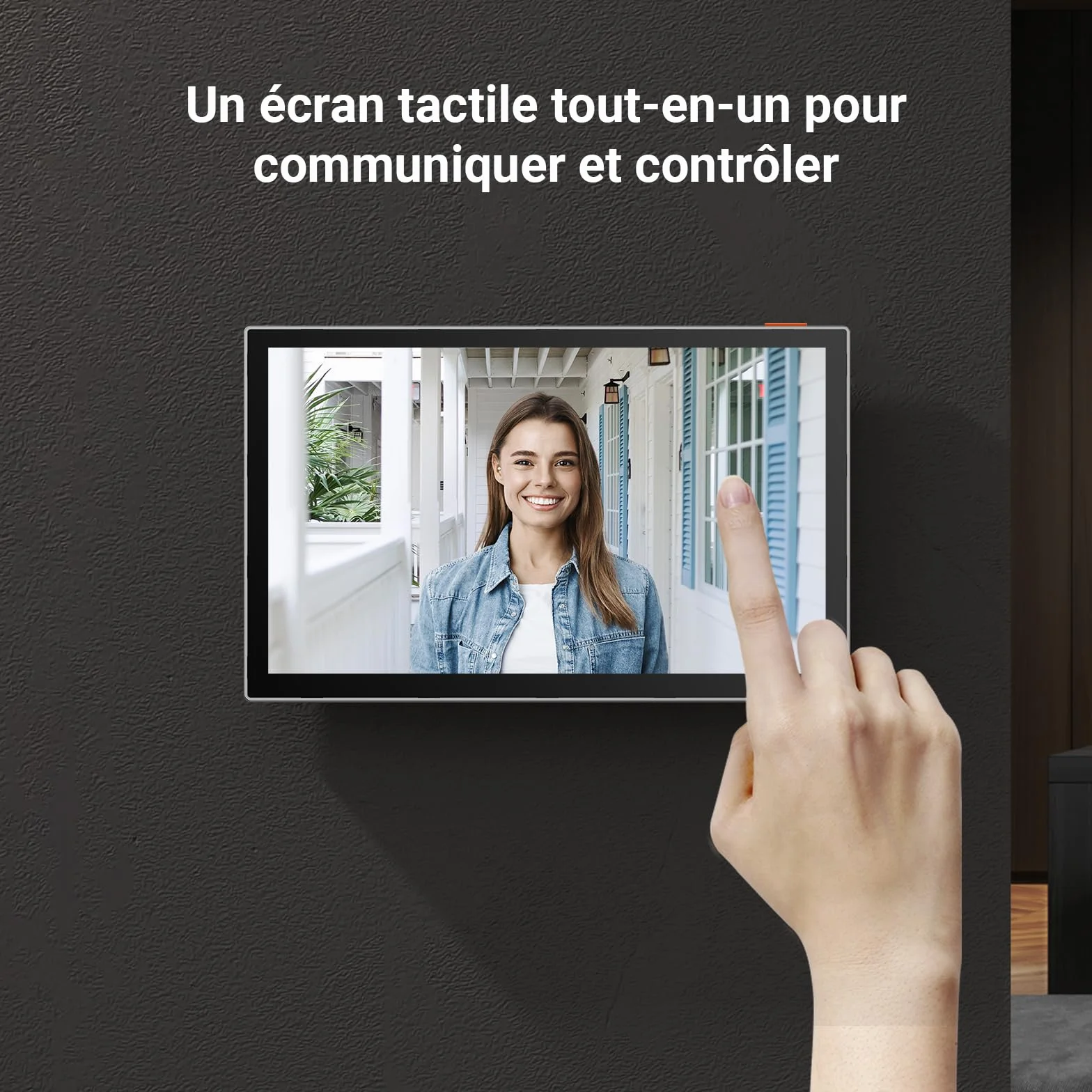 EZVIZ CP5 Visiophone connecté WiFi 1080P Moniteur Tactile 7" Portier vidéo 2 Fils Déverrouillage à Distance Audio Bidirectionnel Vision Nocturne
