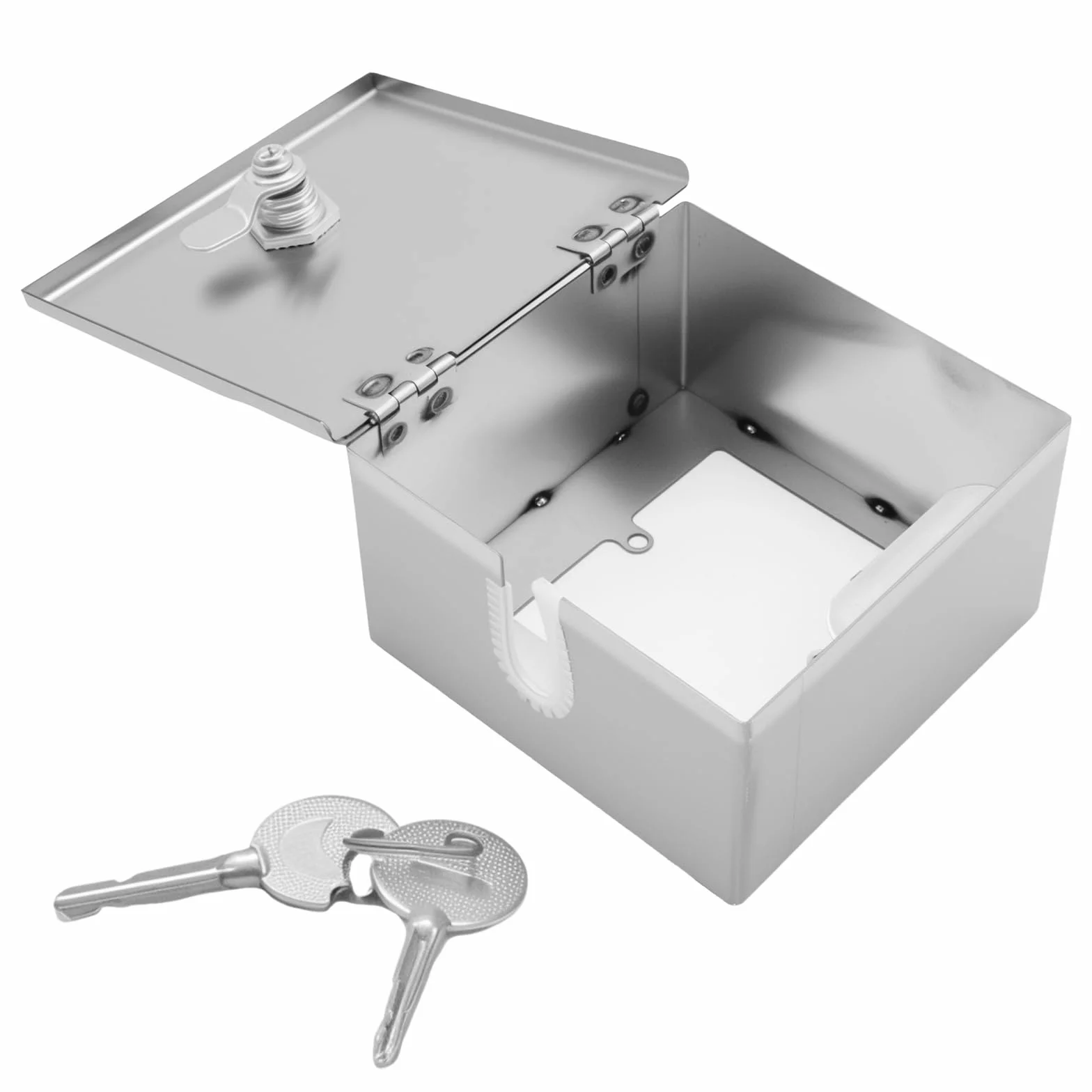 120 mm × 120 mm × 65 mm - Armoire de commande étanche avec kit de boîtier en acier inoxydable - Convient pour la protection des prises extérieures et une alimentation sûre (120 mm x 120 mm x