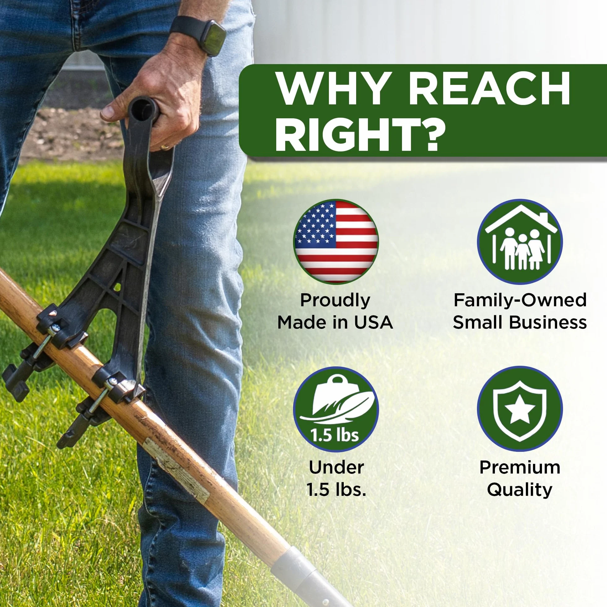 Reach Right Poignée axiale secondaire Universelle