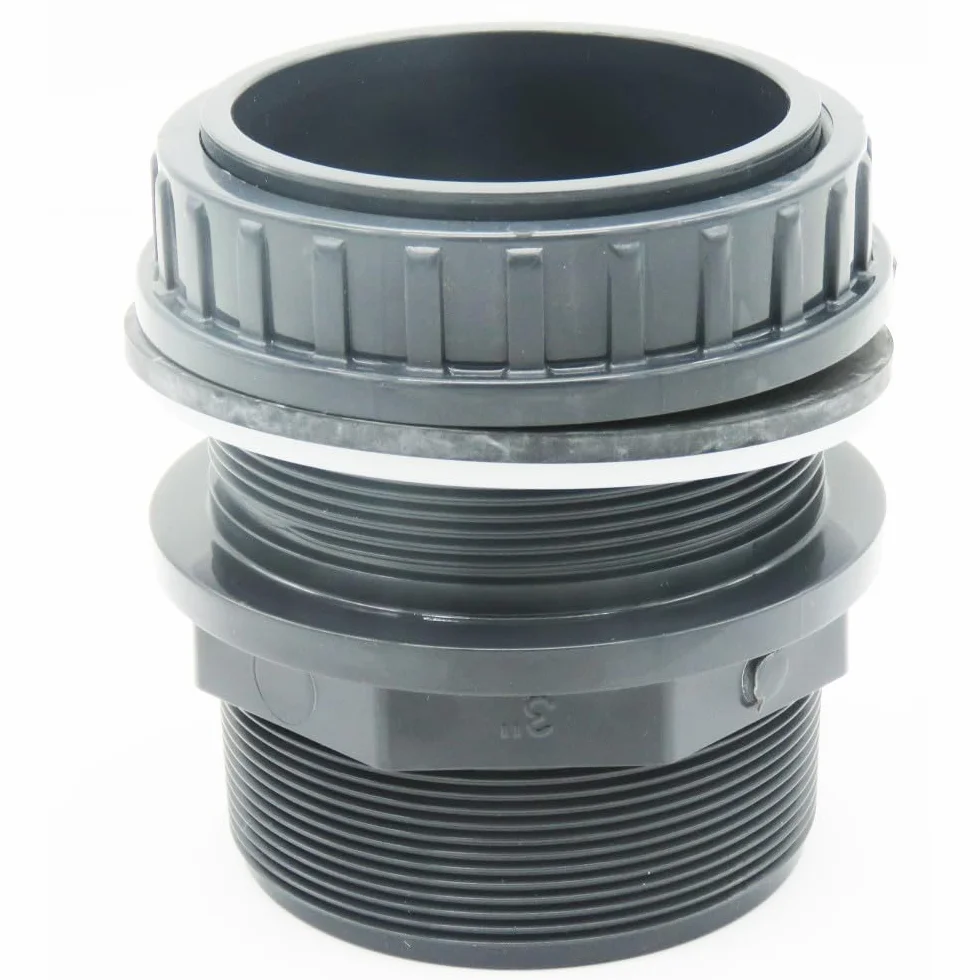 Traversée de paroi PVC 2 pouce 1/2 pouce ø 63 mm PN10