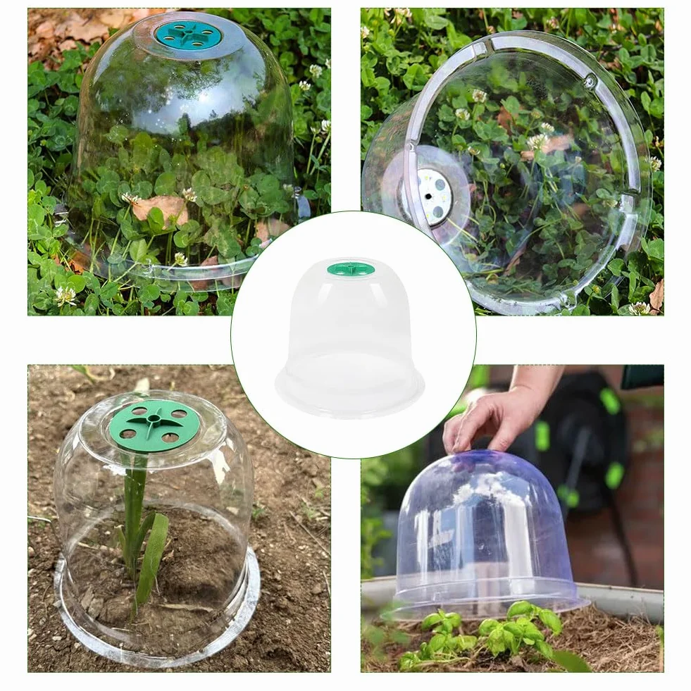 Cloche Pour Plantes De Jardin 10 Pièces Protection Pluie Et Gel Ventilation Améliorée