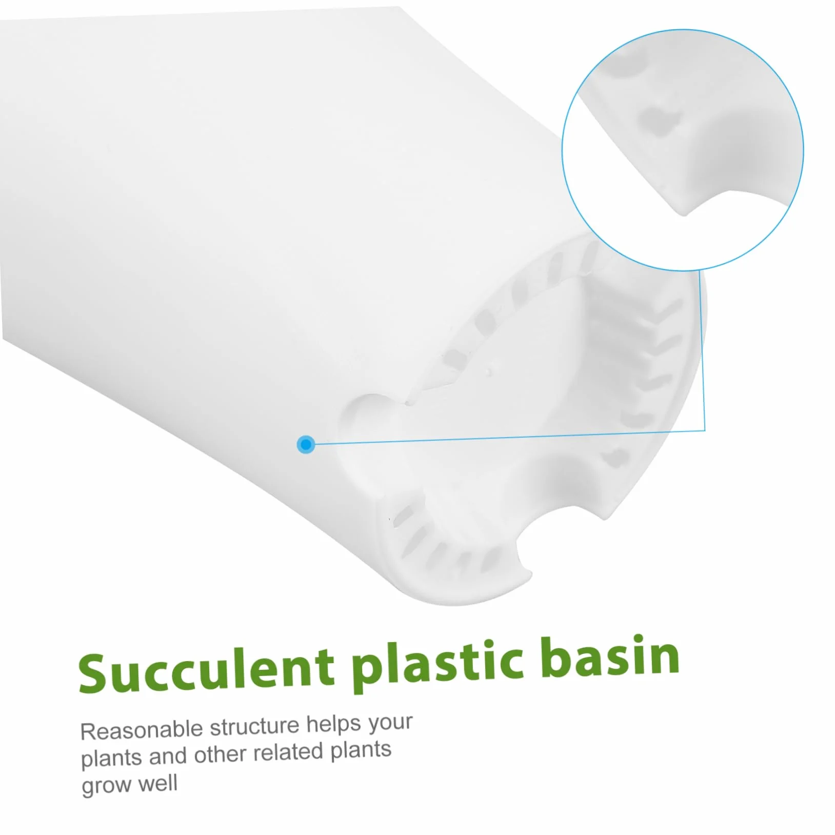 Lot de Pots de Fleurs Plastique avec Couvercle pour Plantes Succulentes Jardinière Intérieur Extérieur