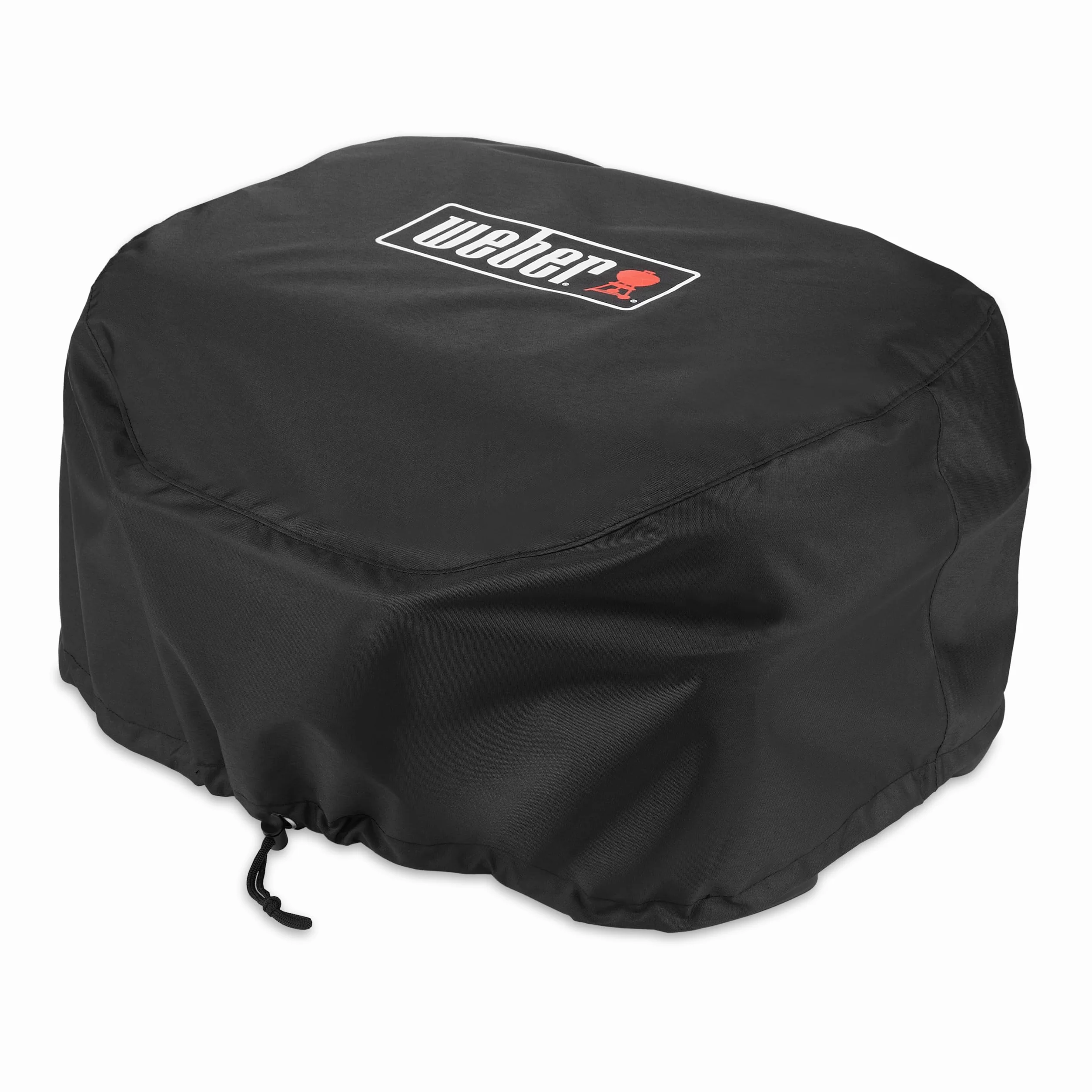 Weber Housse de Protection Type Bonnet pour Barbecue Lumin Compact, Respirante, Résistante aux UV et à l'Eau, Noir