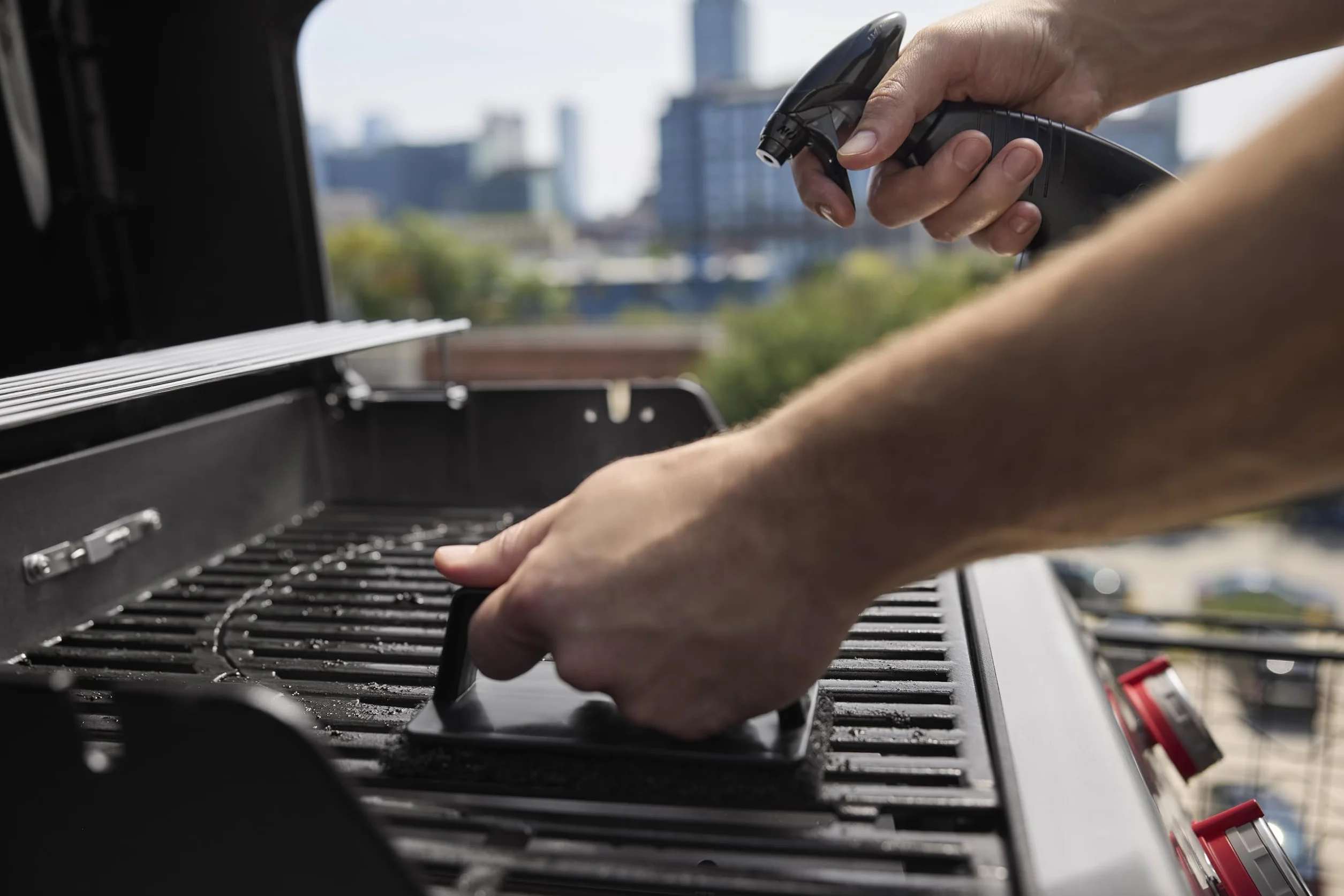 Weber Spirit E-310 barbecue à gaz 3 brûleurs 51 x 46 cm grille chaleur uniforme noir argent