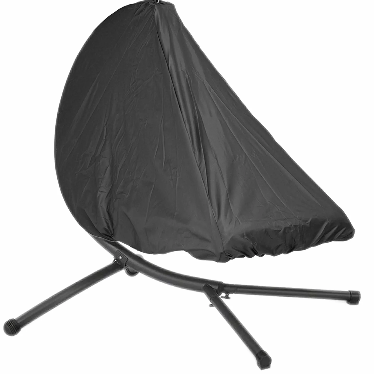 Housse Transat Suspendu Imperméable Anti-UV 420D Oxford Tissu Noir 200x120x200cm