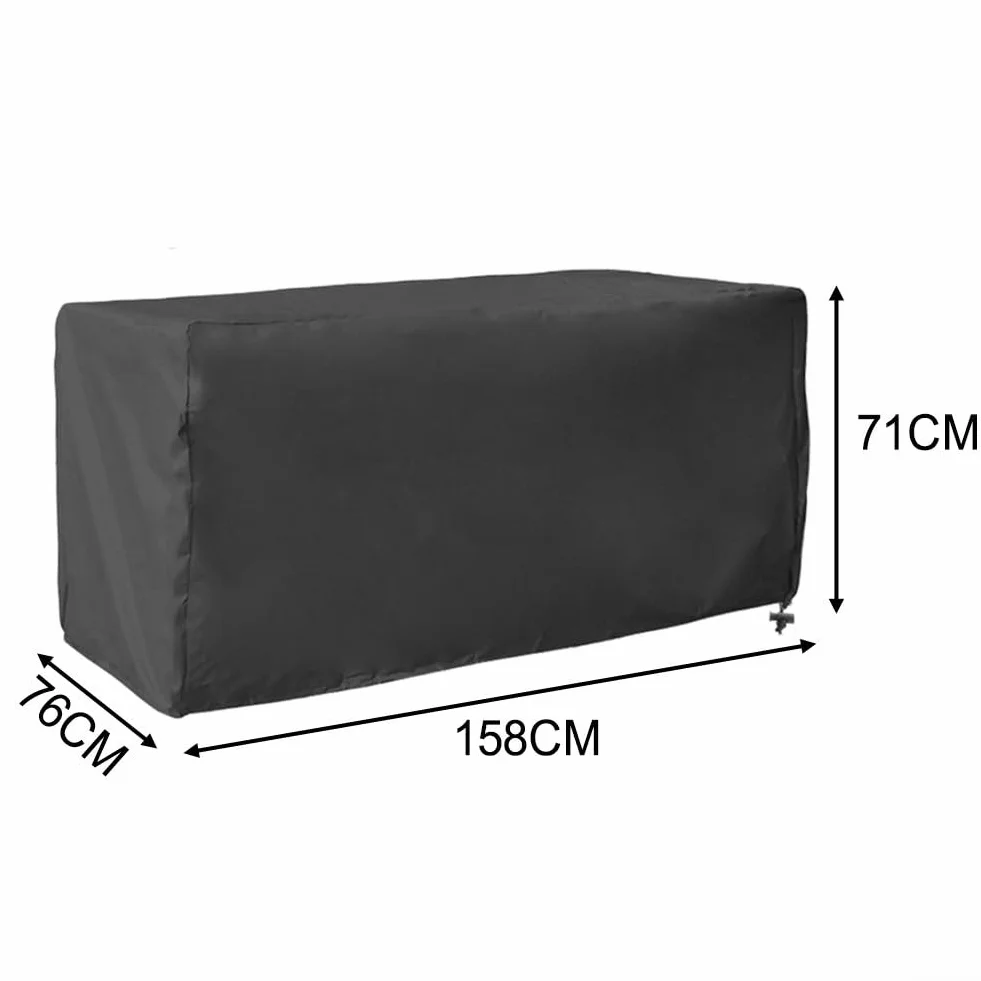 Besttoolifes Housse de protection imperméable pour meubles de jardin 158 x 76 x 69 cm
