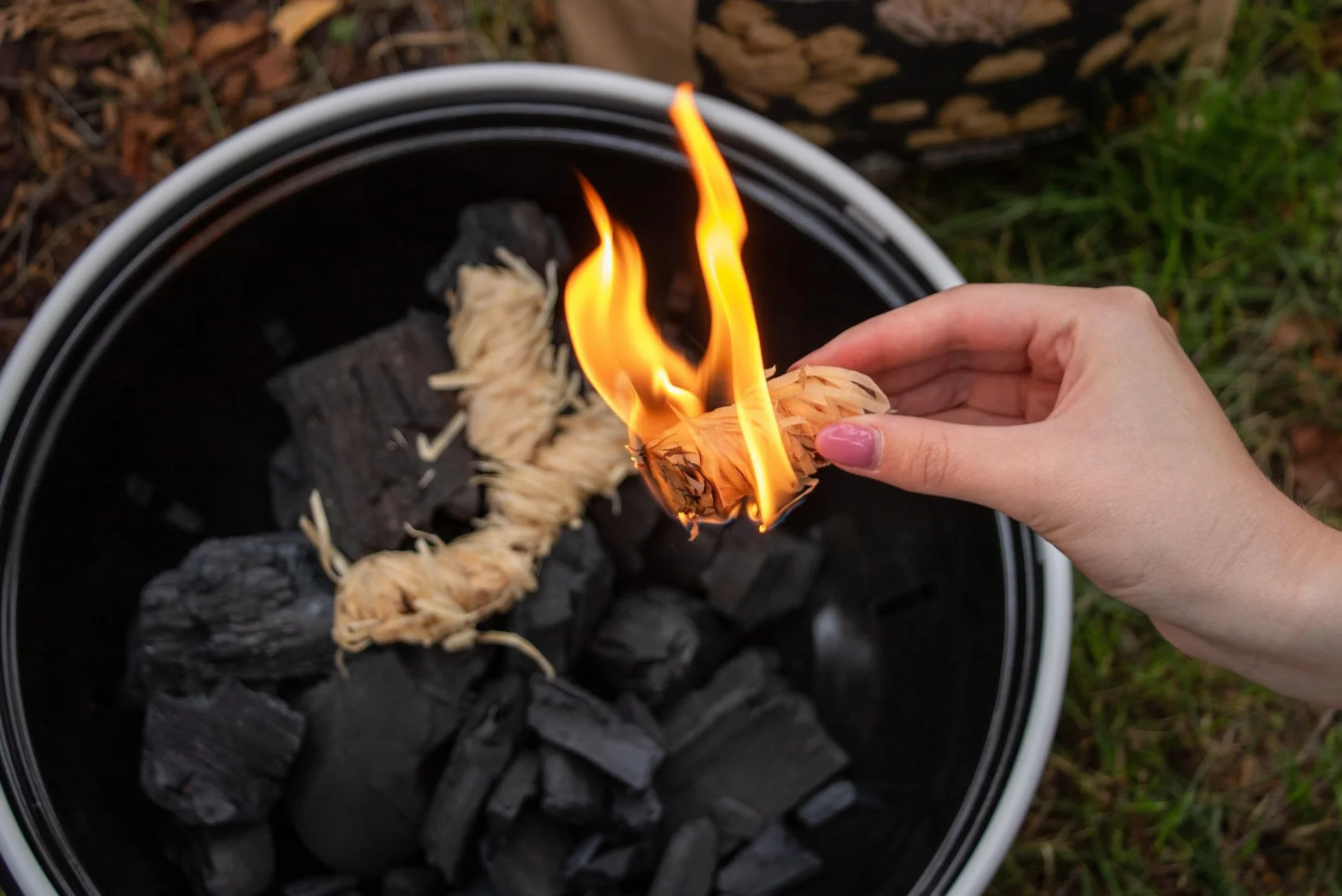 RaiffeisenWaren Lot de 3 sachets de 4 kg de boules de feu, allume-feu de cheminée, laine écologique pour charbon de bois
