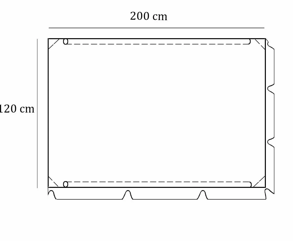 Toit de Rechange pour Balancelle de Jardin 200 x 120 cm Beige Résistant au Soleil