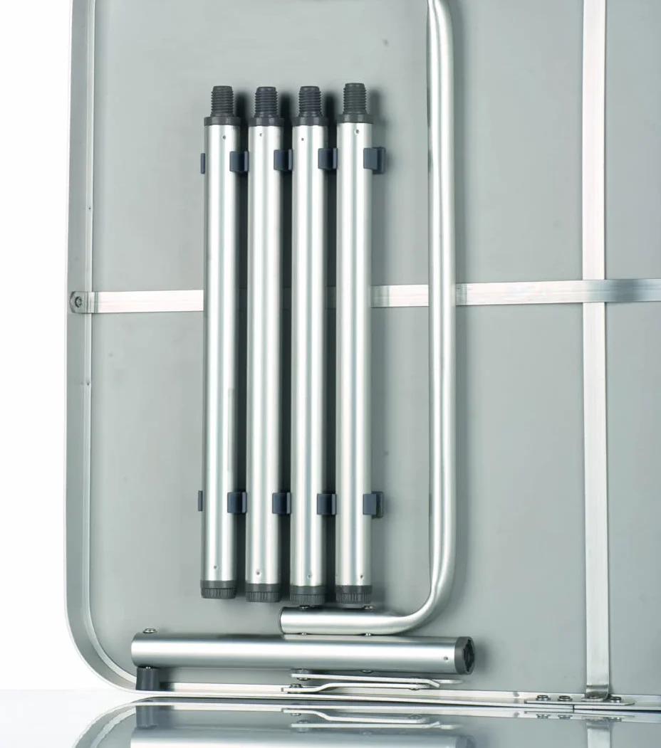 Camp Active Table de Camping Pliante Aluminium 75 x 55 cm Pliable réglable Hauteur