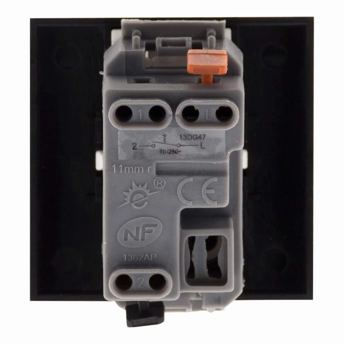 Zenitech - Bouton poussoir - Moteur seul - Noir - Simplea