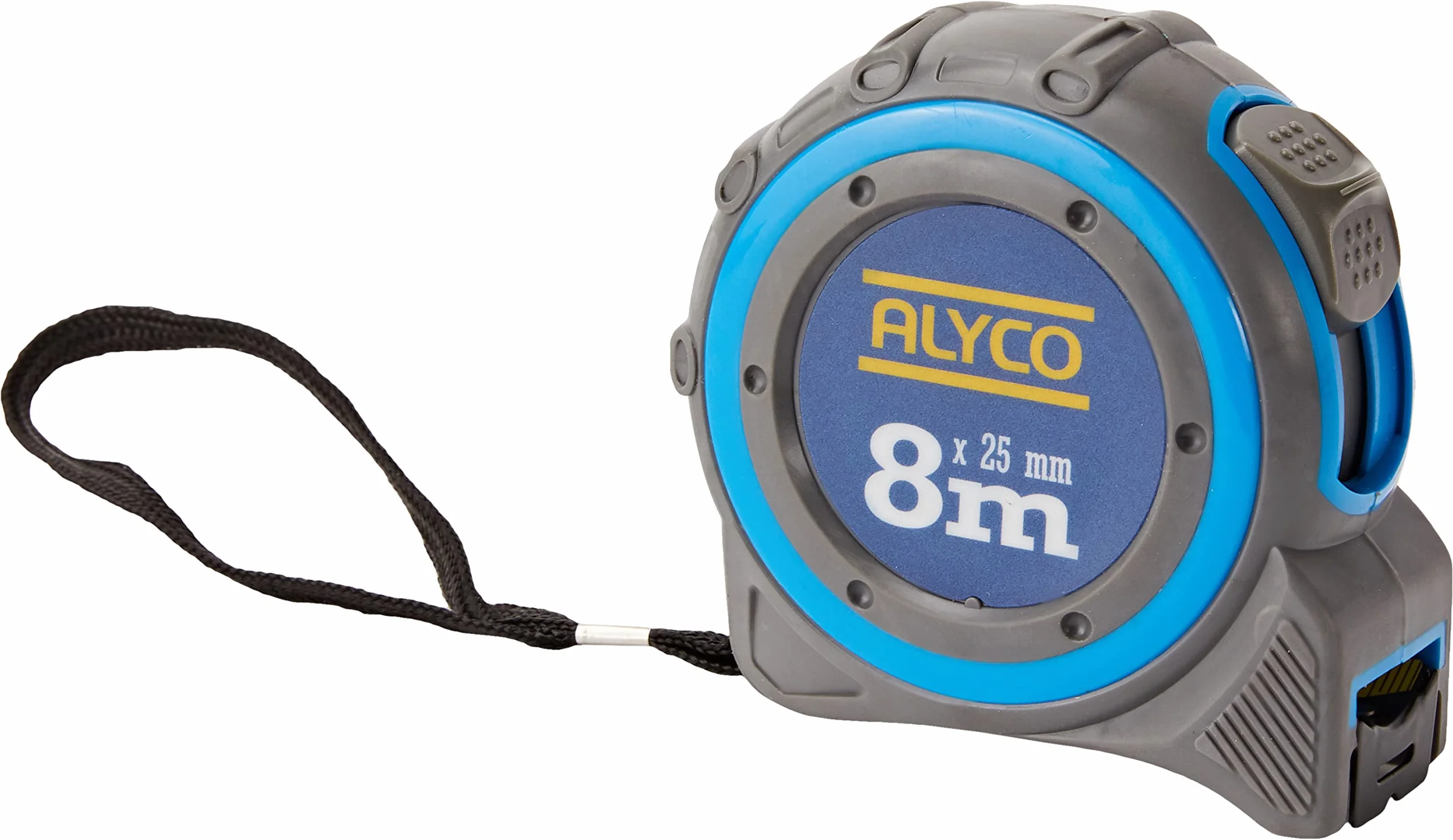 Alyco Ruban bi-matière 25 mm x 8 m Protection Antichoc antidérapant Bleu