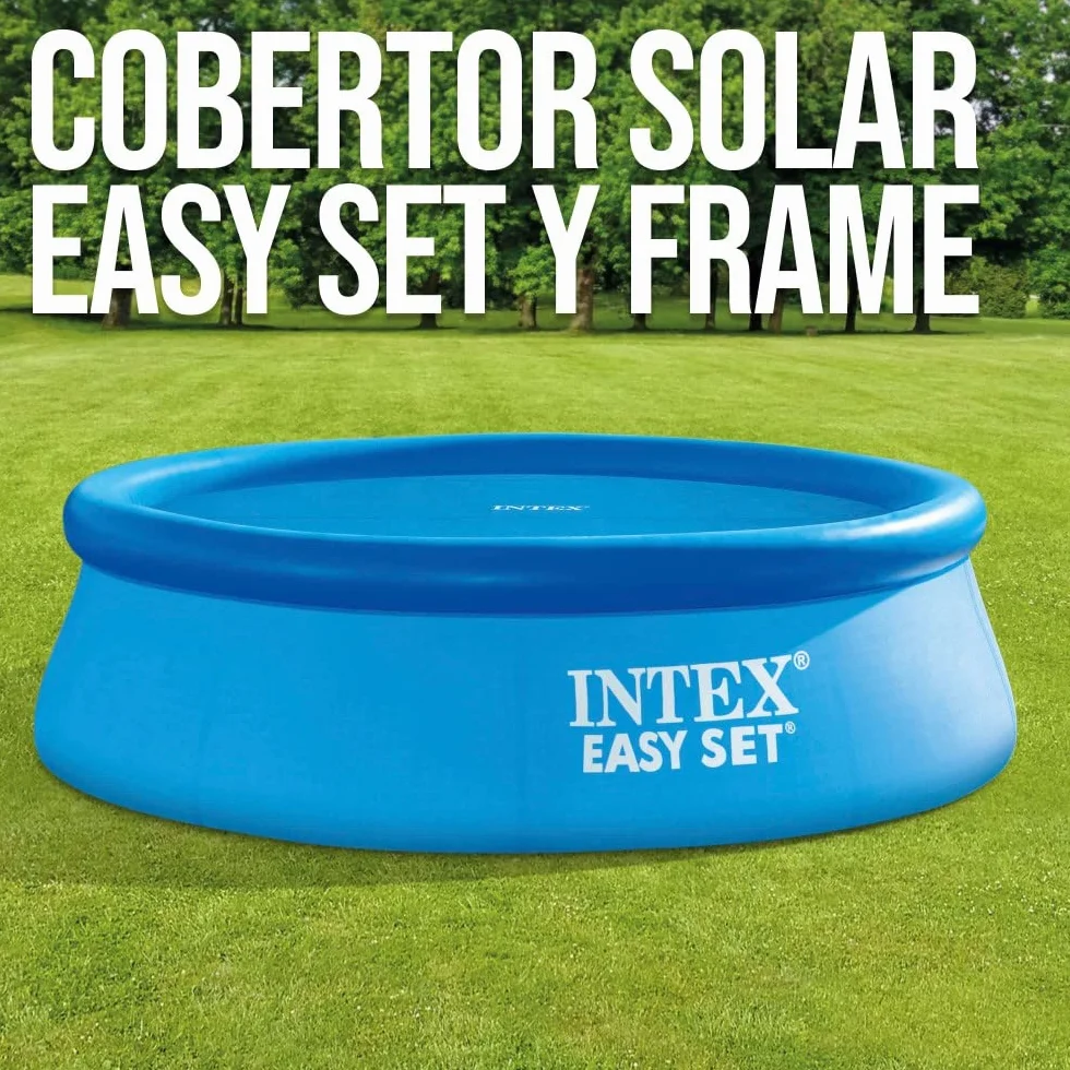 Intex Bâche Solaire Piscine 366 cm Bleu 28012