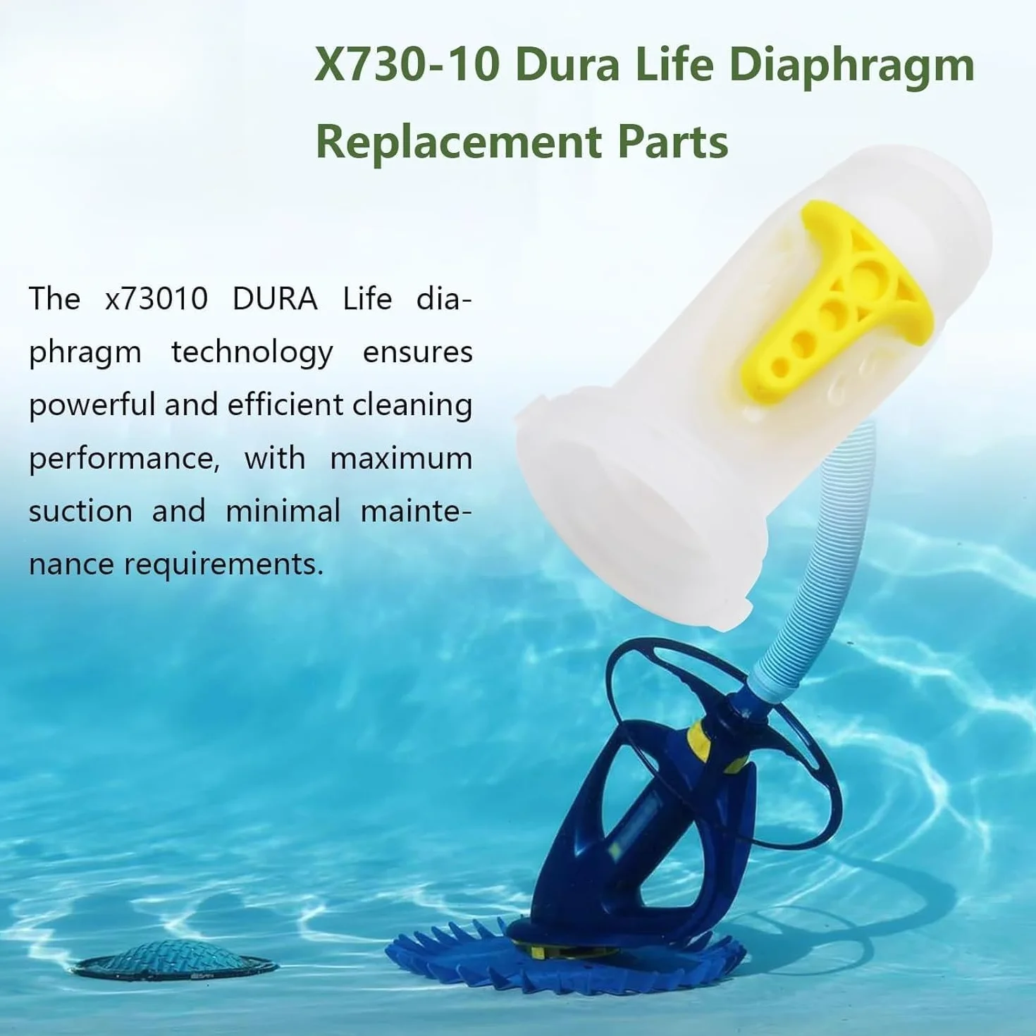 Dura Life Lot de 2 membranes de rechange compatibles Zodiac Baracuda X73010
