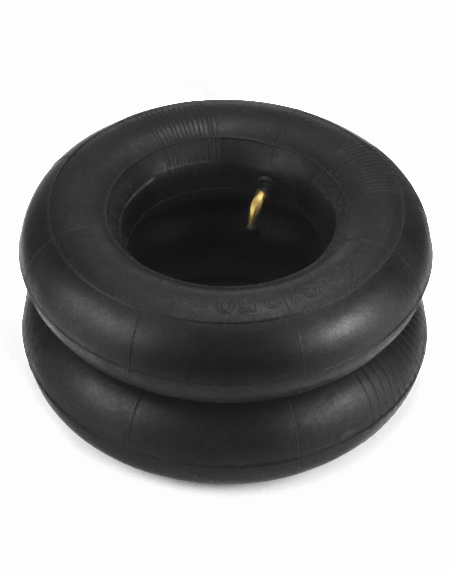 QWORK 2 pièces 4.10/3.50-4 Chambre à air pour tondeuses à gazon, valve pliée