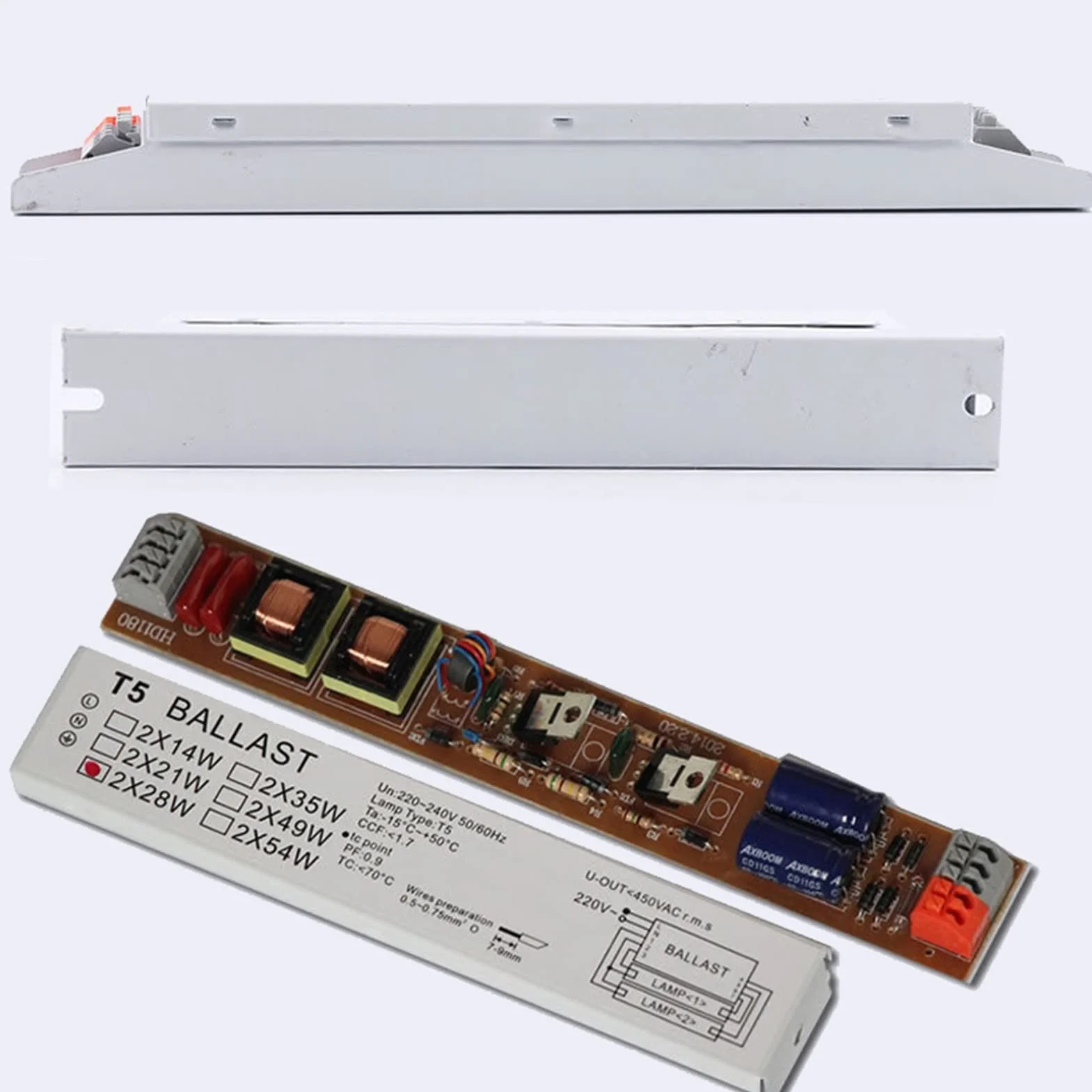 Ballast Électronique T5 2x14W/2x28W pour Lampe Fluorescente - 220-240V AC (Couleur : 2x28W)