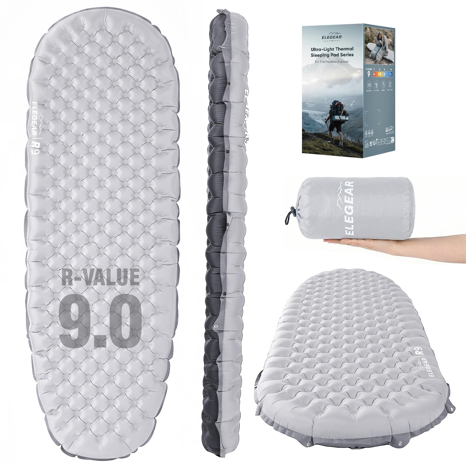 Ultralight 4-Inch Insulated All-Season Sleeping Pad