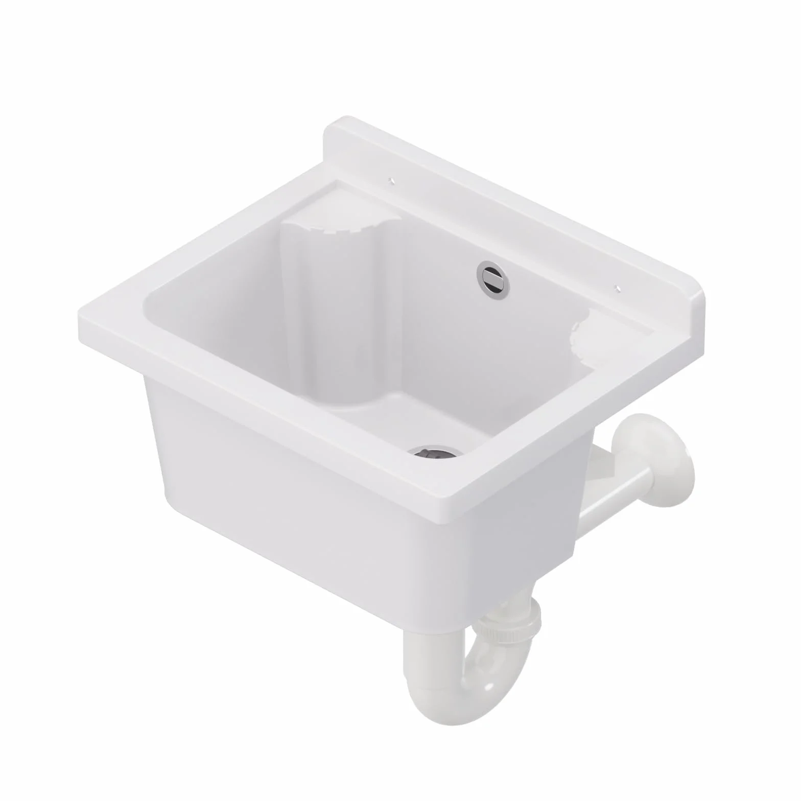 Bassin de vidange Évier Lavabo pour extérieur Jardin 4 couleurs Blanc