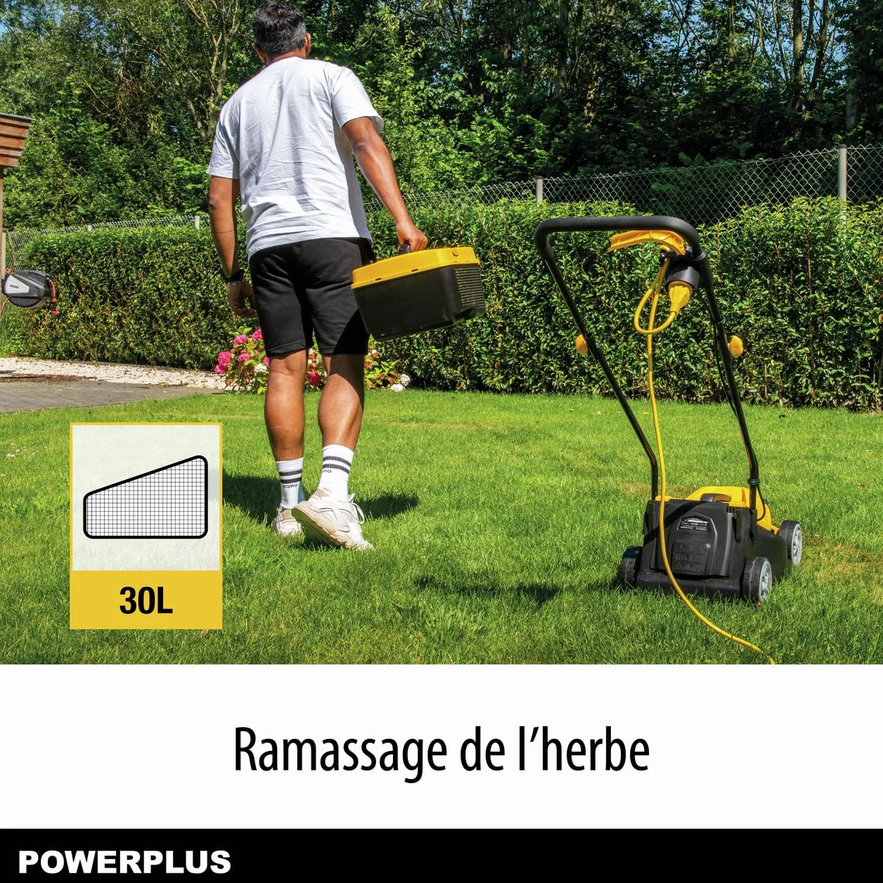 Powerplus Tondeuse Gazon Électrique 1300 W 320 mm POWEG62205