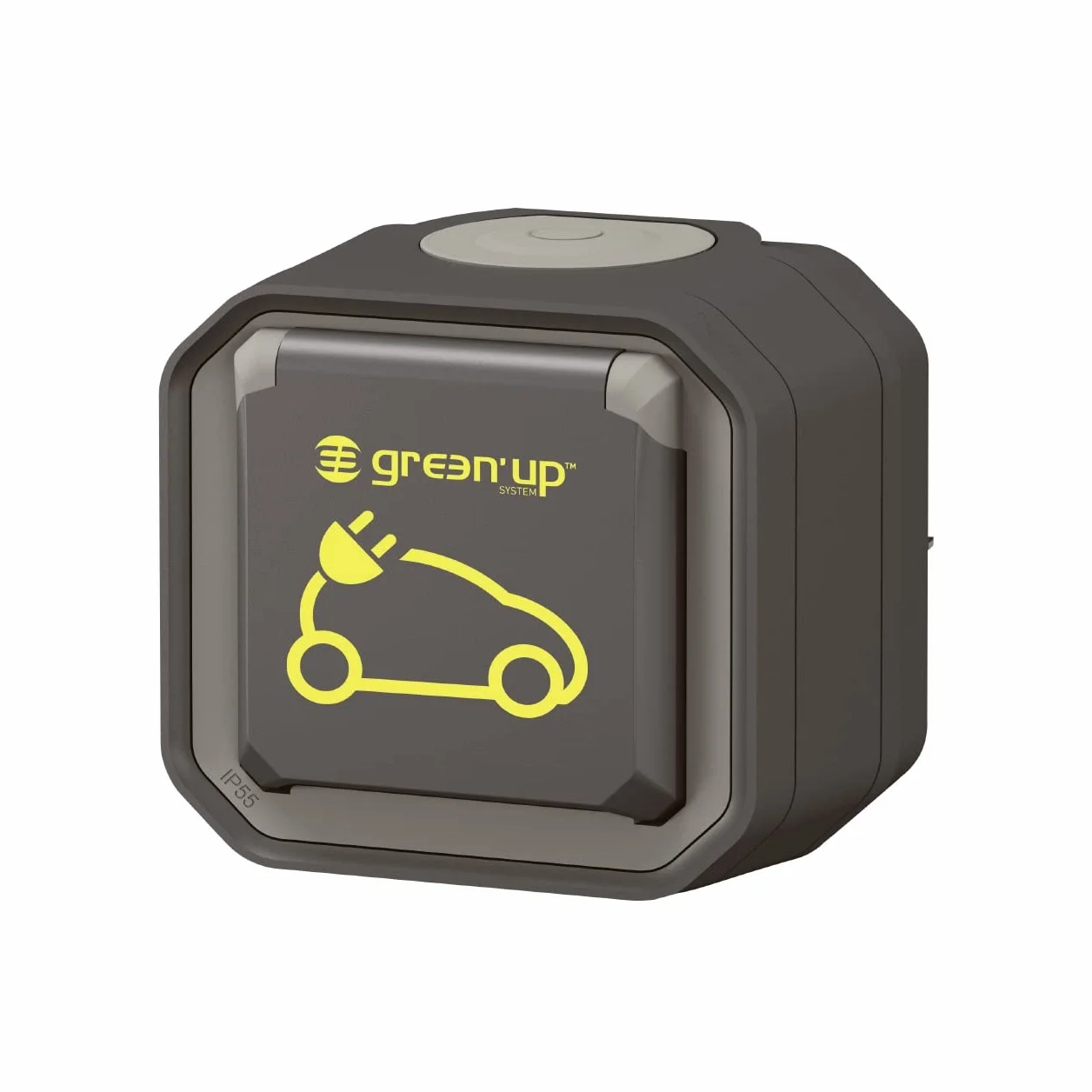 Legrand Green'up Access Prise anthracite 2P+T 16A 230V~ pour recharge véhicule électrique complète saillie