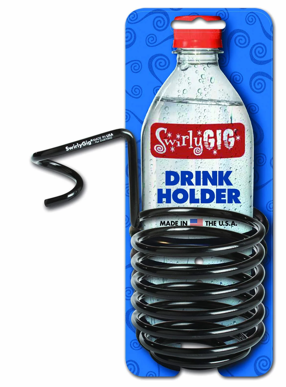 Support à boisson pour 1 tube Noir Sg2000 II