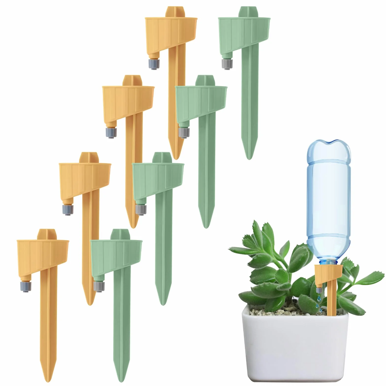 Arrosage Automatique Réglable Lot de 8 pour Plantes en Pot et Jardin