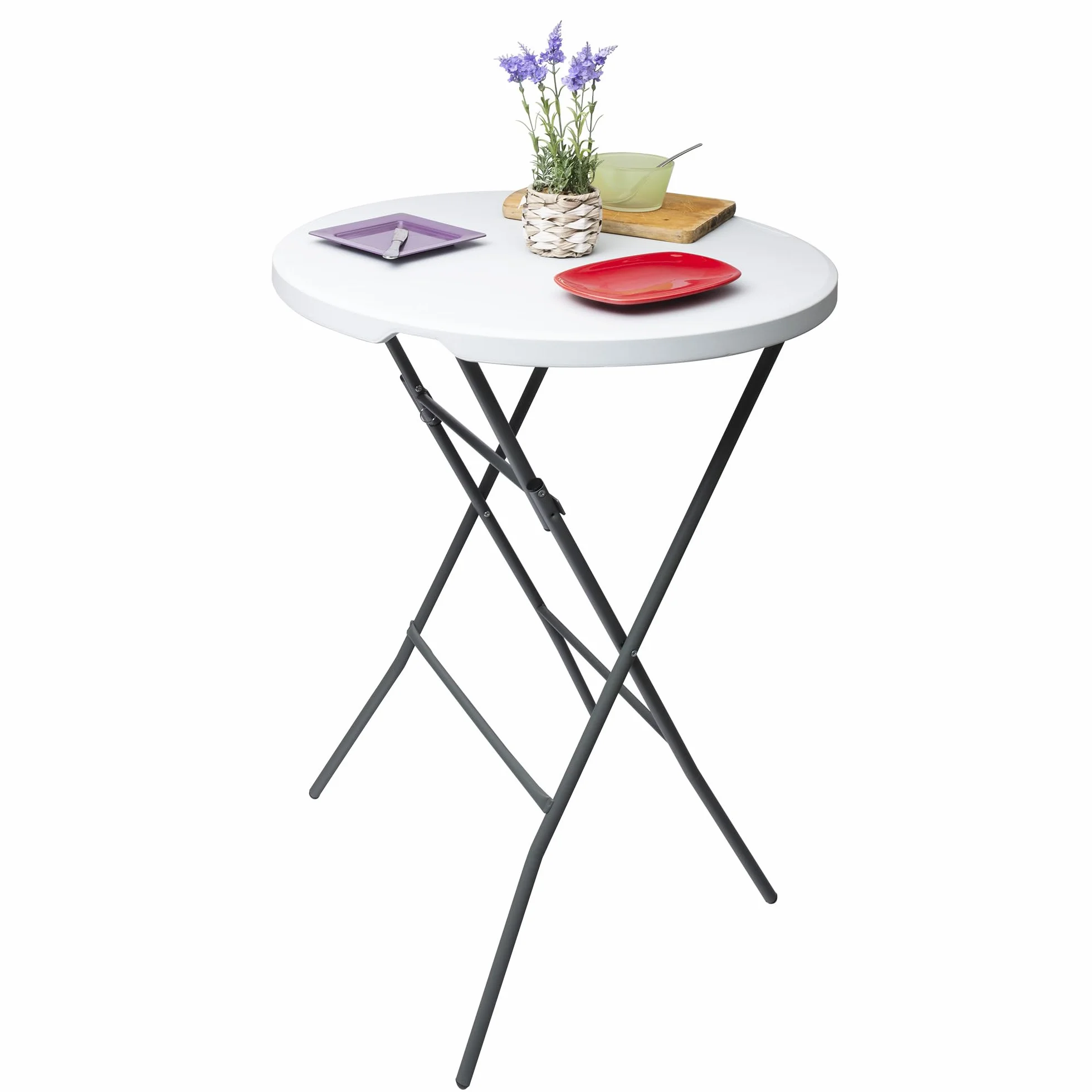 WERKA PRO Table Mange Debout Pliante Ø80 x 110cm