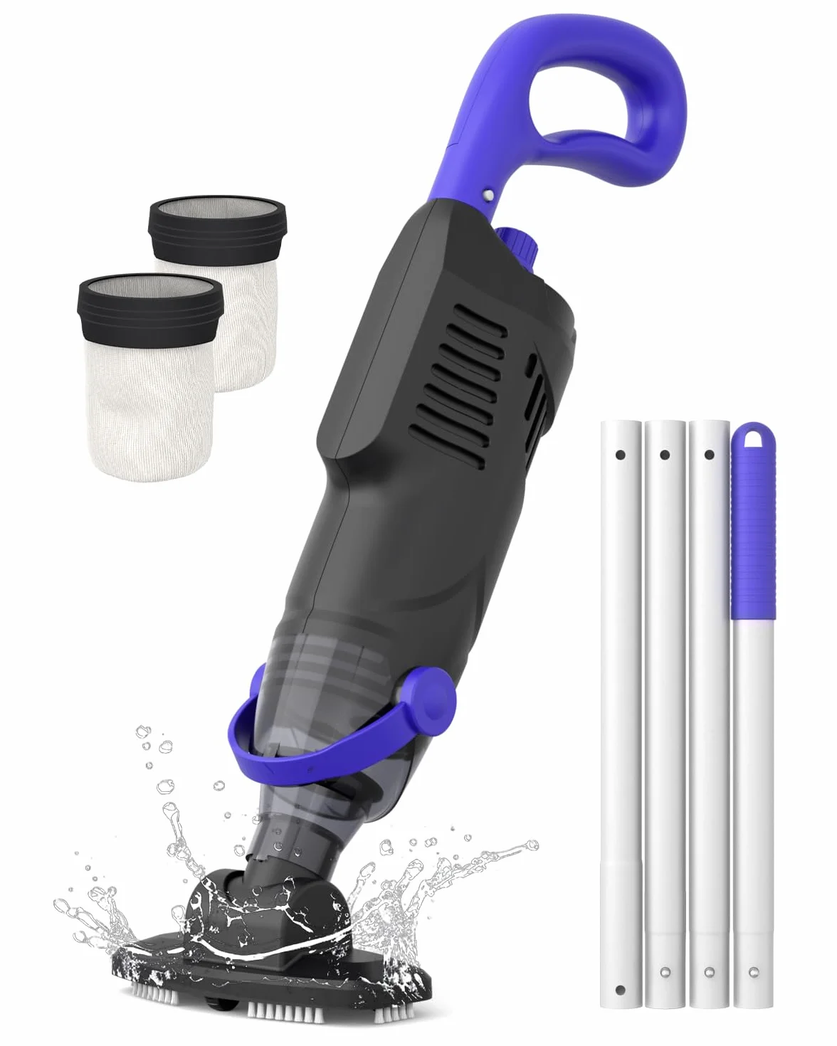 Aspirateur Piscine Hors Sol Little Shark 60W 18 Gal/Min Batterie 5000 mAh